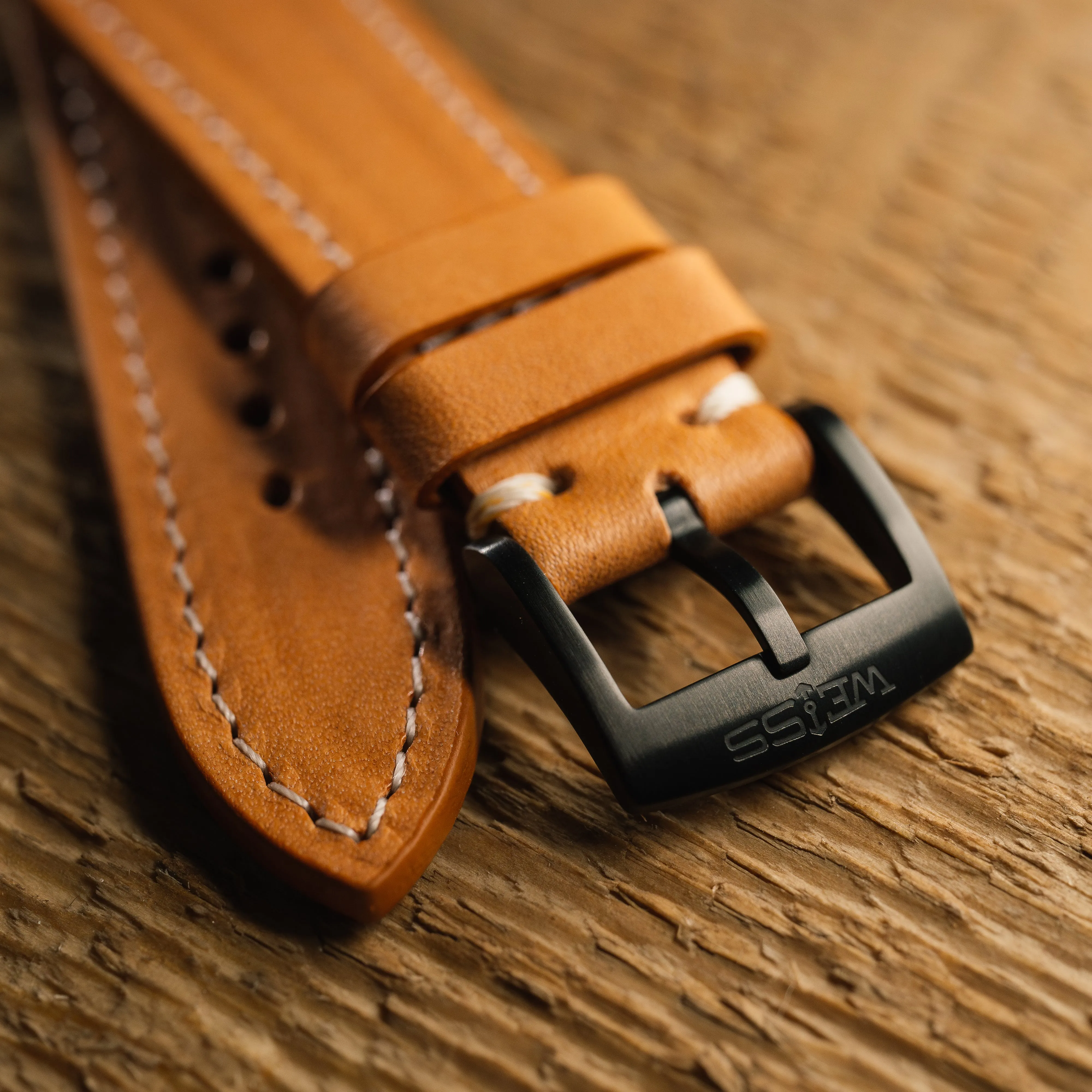 Elbamatt Cammello Leather Strap sold by Weiss Watch Company product image thumbnail 4