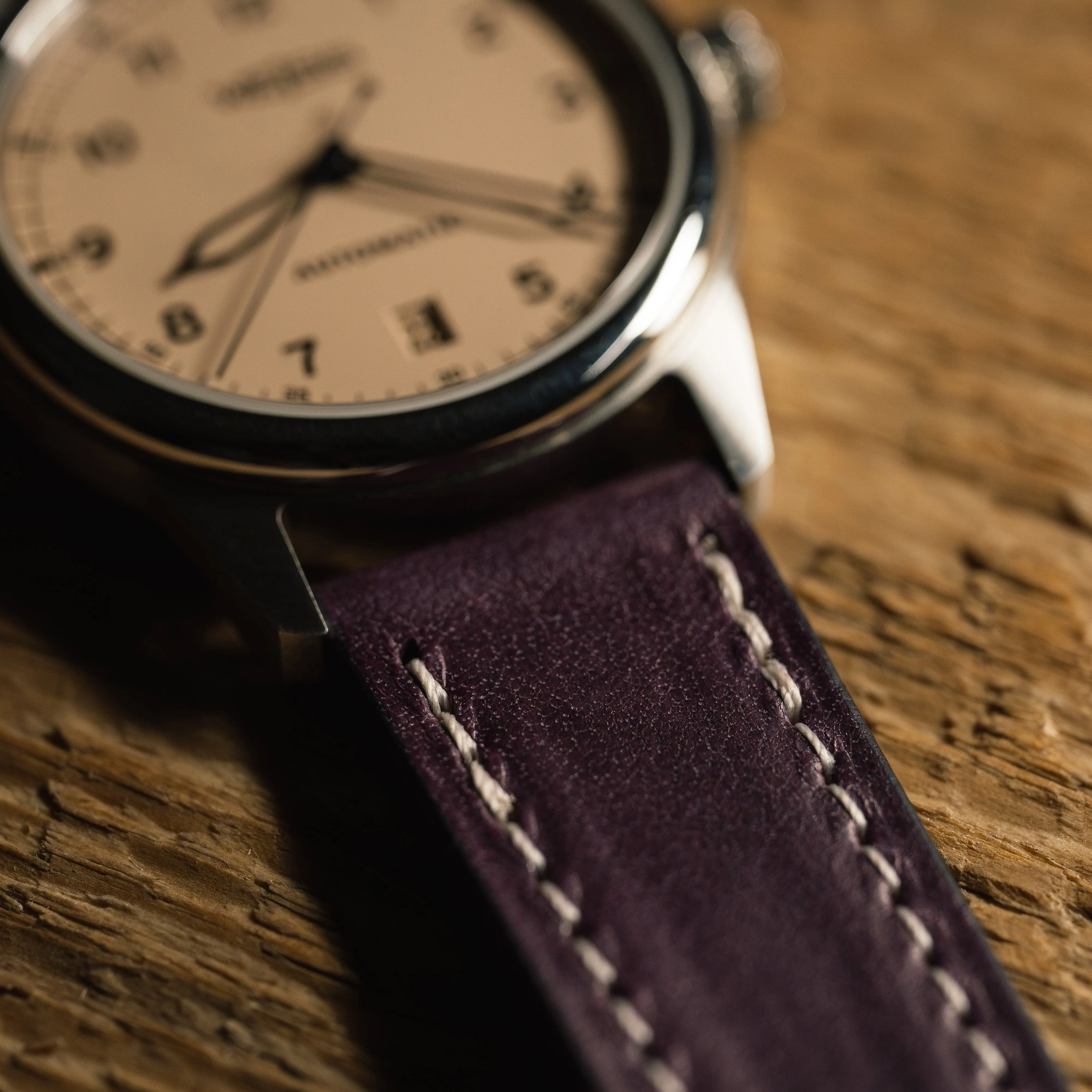 Elbamatt Viola Leather Strap sold by Weiss Watch Company product image thumbnail 4