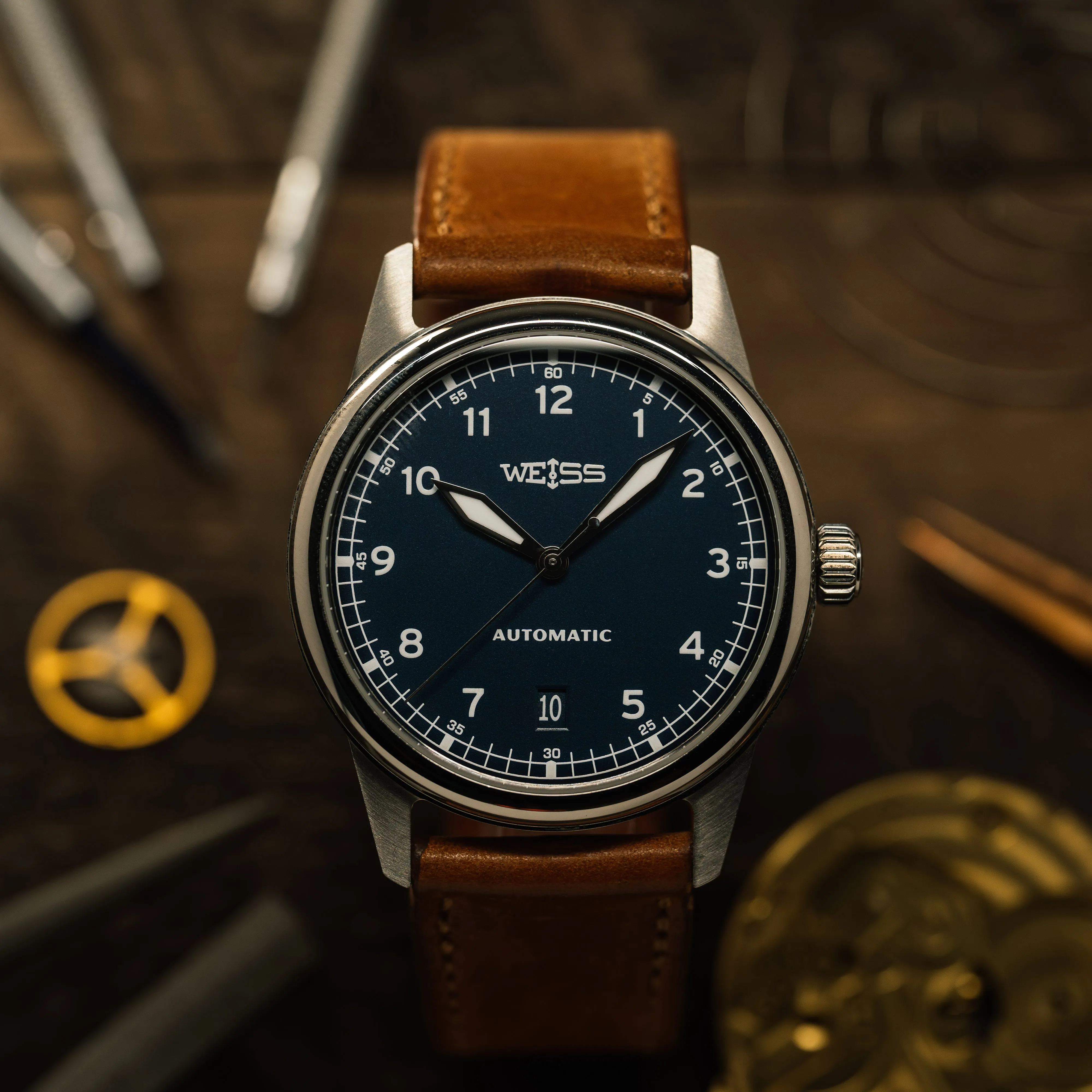 38mm Automatic Standard Issue Field Watch with Date Set sold by Weiss Watch Company product image thumbnail 2