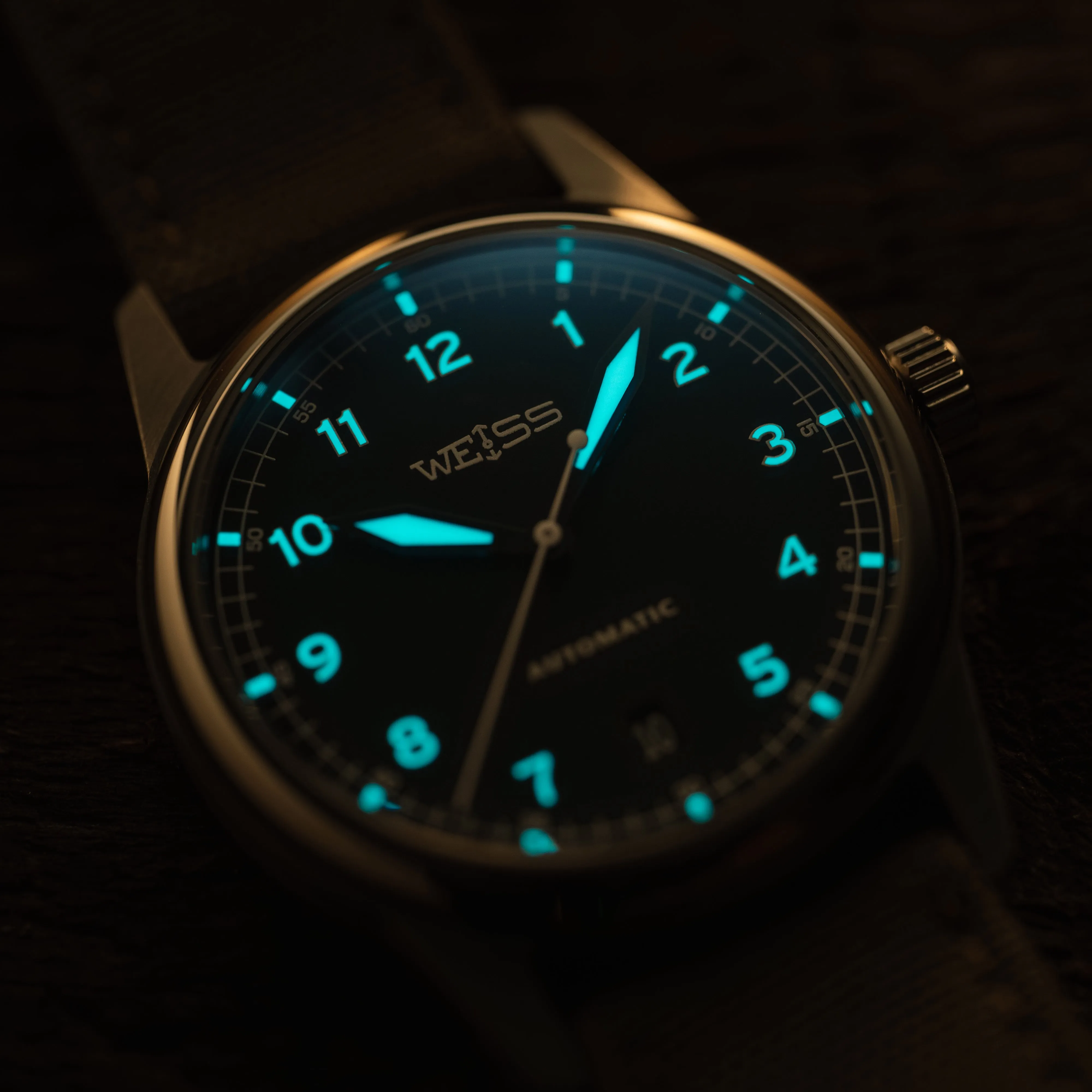 38mm Automatic Standard Issue Field Watch with Date Set sold by Weiss Watch Company product image thumbnail 5