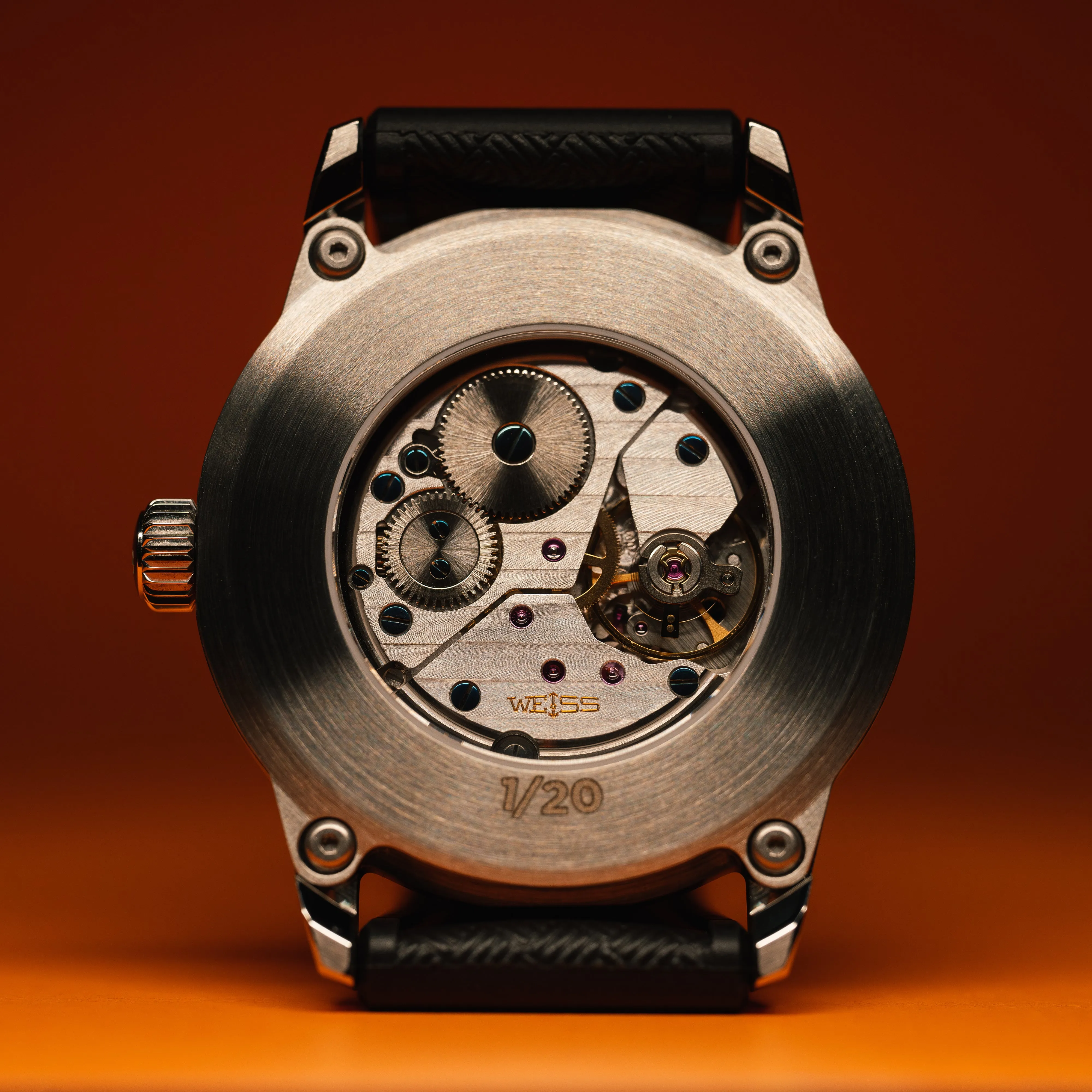 *Limited Edition* 38mm Standard Issue Field Watch: Tangerine Dial sold by Weiss Watch Company product image thumbnail 5