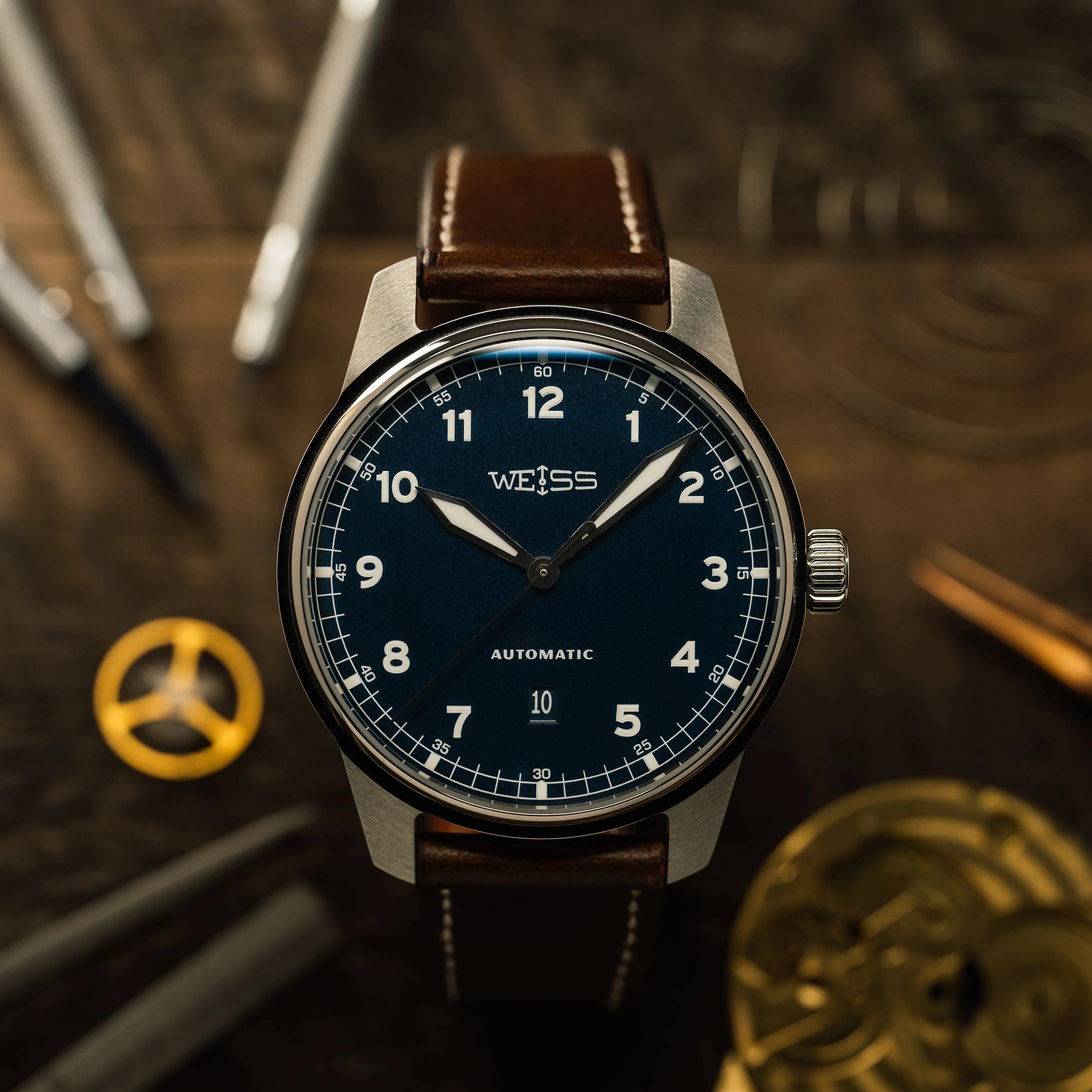 42mm Automatic Standard Issue Field Watch with Date sold by Weiss Watch Company product image thumbnail 4