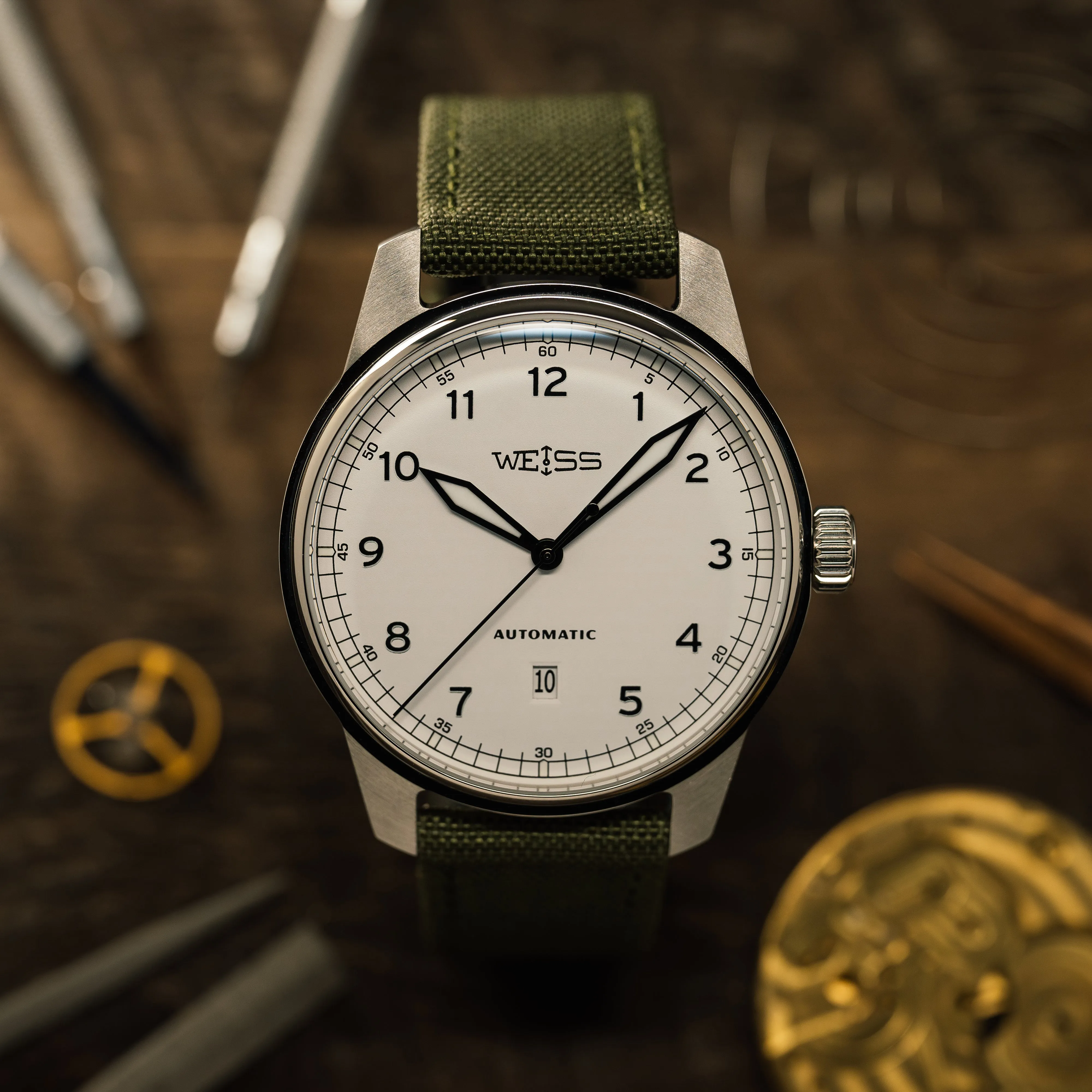 42mm Automatic Standard Issue Field Watch with Date sold by Weiss Watch Company product image thumbnail 3