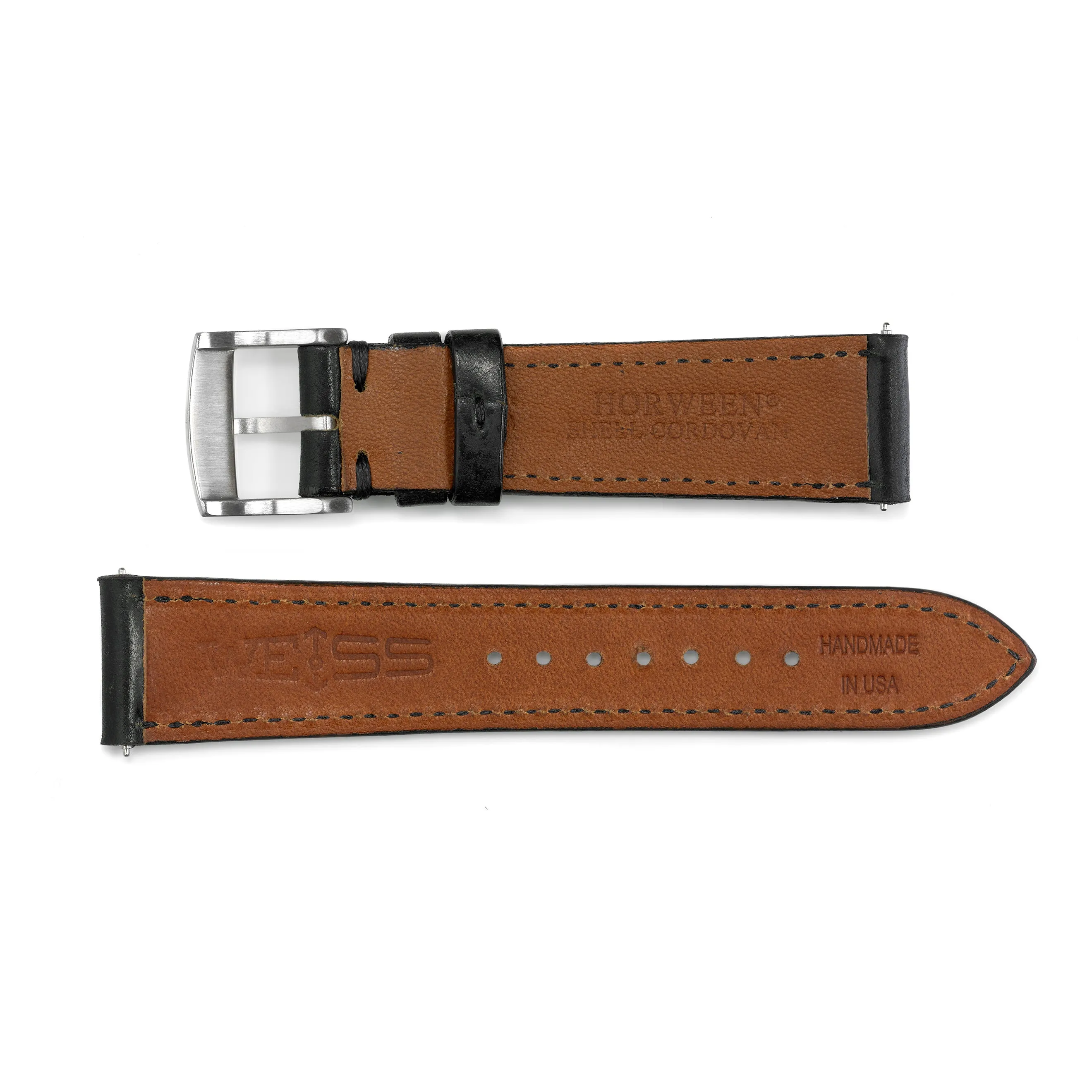 Horween Shell Cordovan Strap sold by Weiss Watch Company product image thumbnail 2