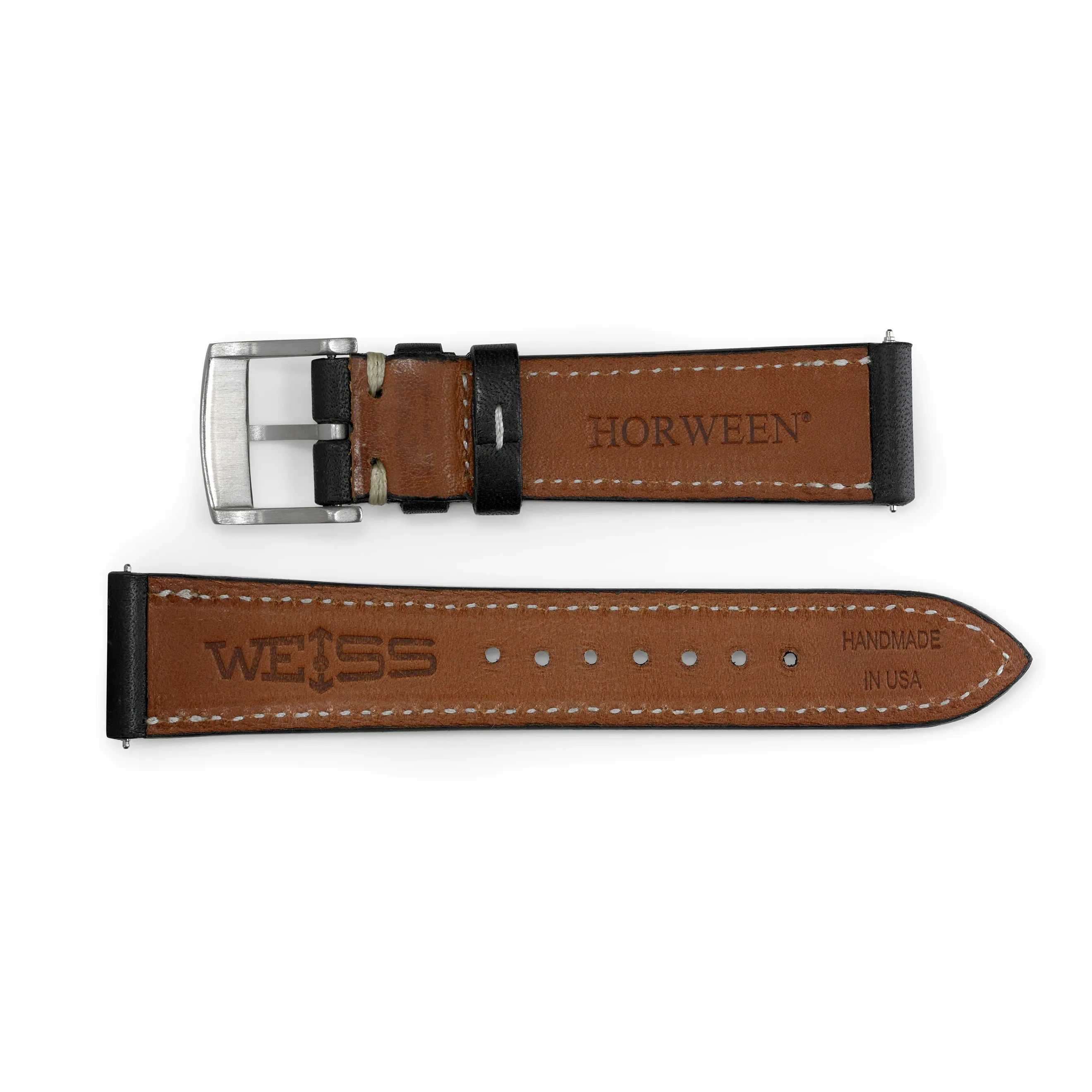 Horween Leather Strap sold by Weiss Watch Company product image thumbnail 2