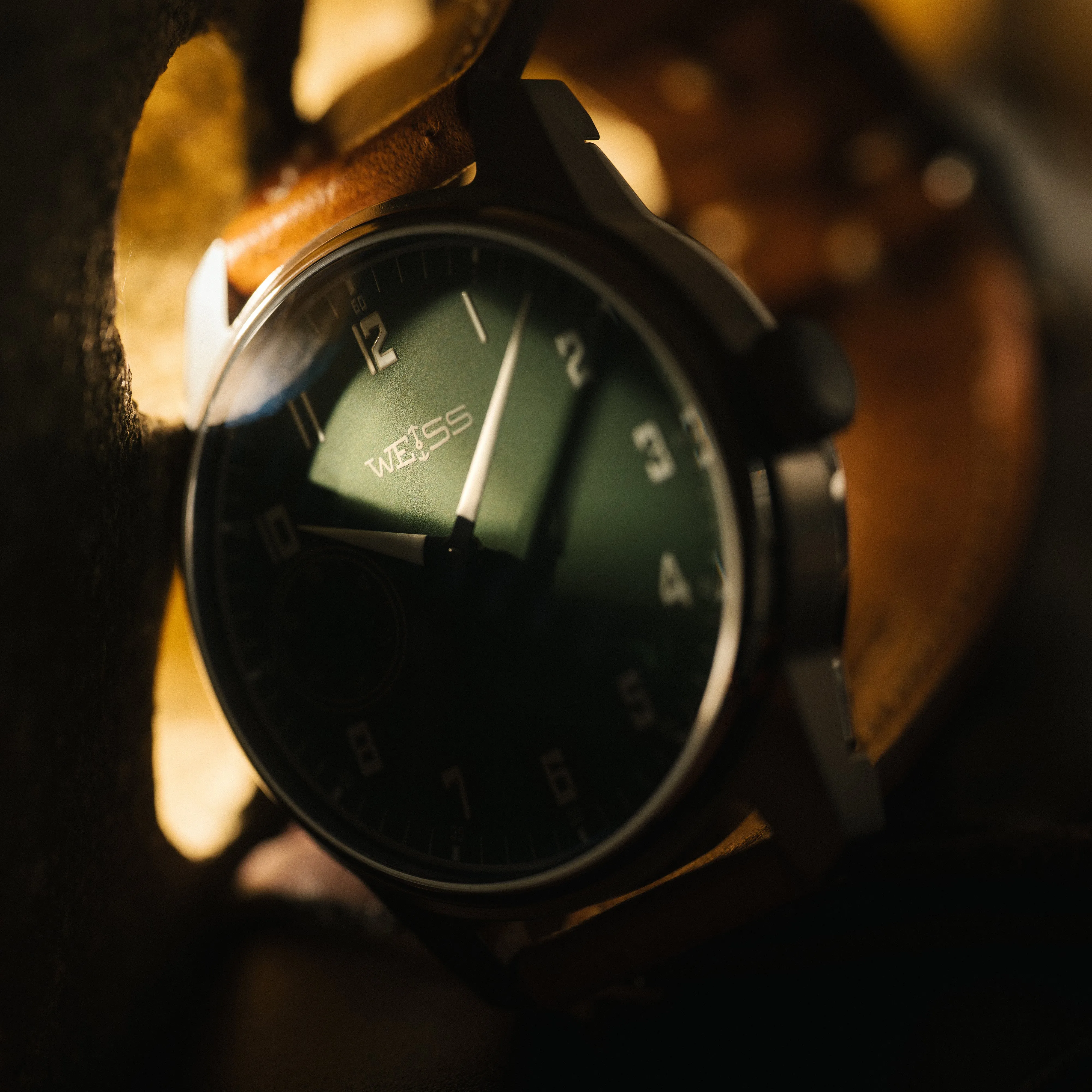 *Limited Edition* Titanium Gauge Series 42mm Standard Issue Field Watch: Bronze Green sold by Weiss Watch Company product image thumbnail 3
