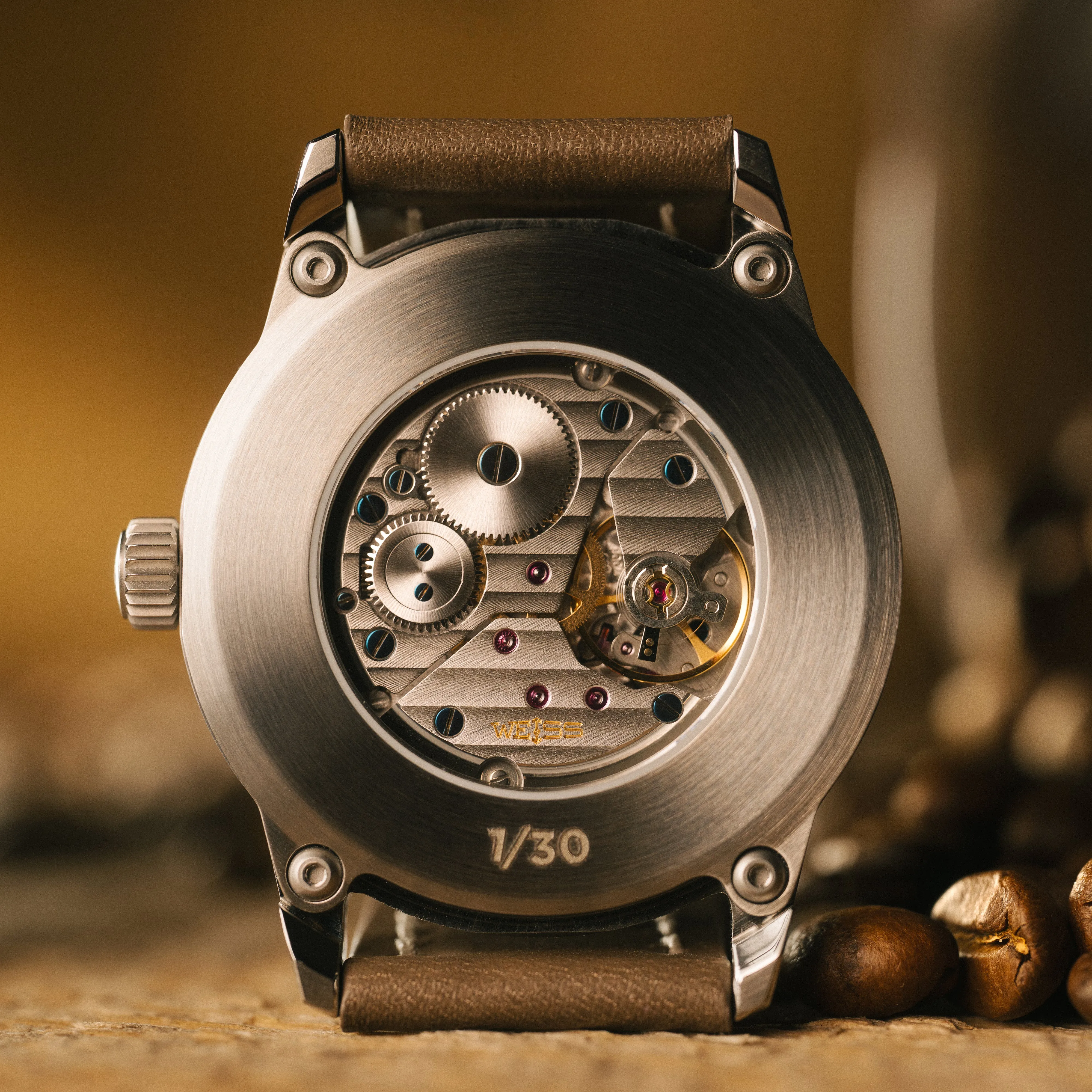 *Limited Edition* 38mm Standard Issue Field Watch: Espresso Dial sold by Weiss Watch Company product image thumbnail 2