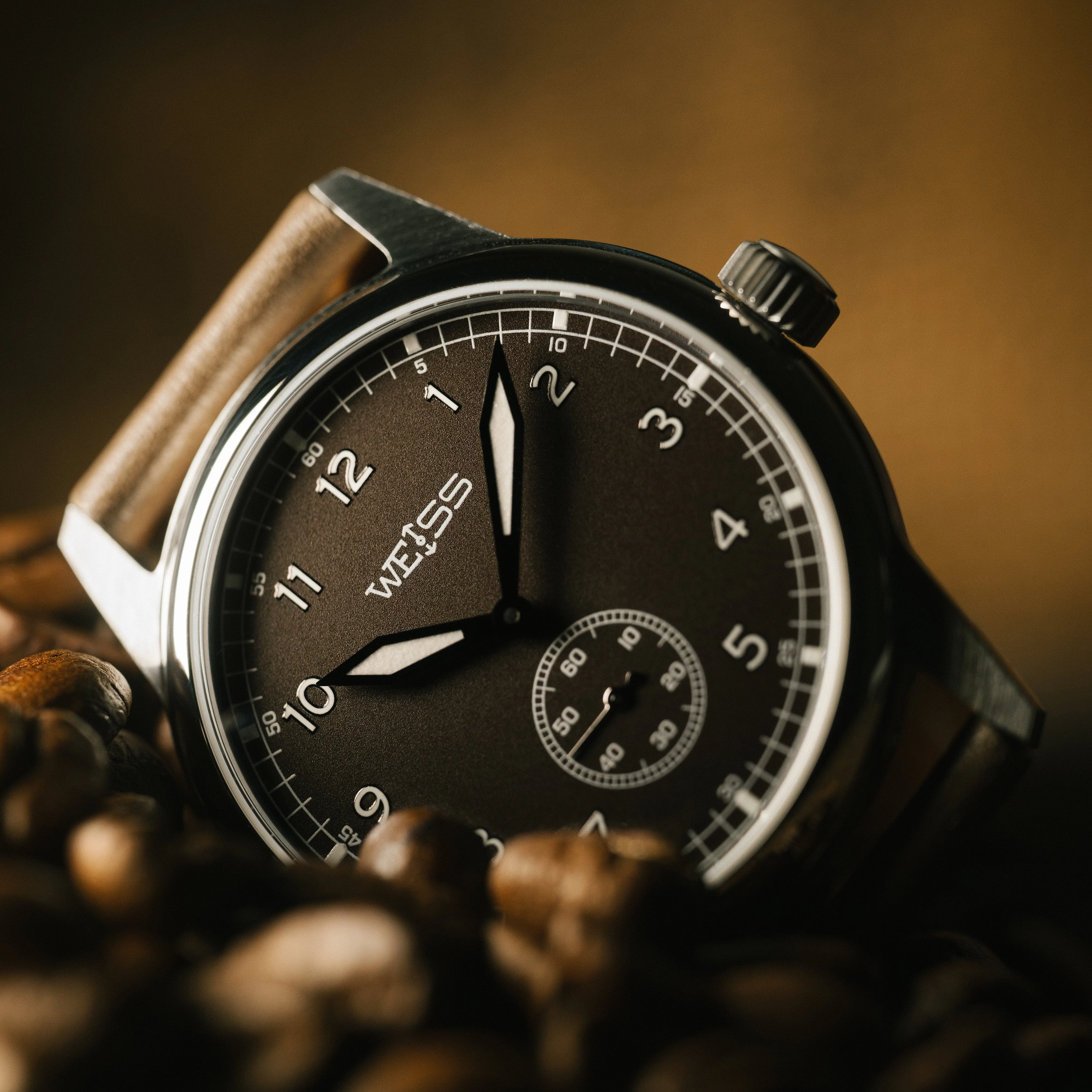 *Limited Edition* 38mm Standard Issue Field Watch: Espresso Dial sold by Weiss Watch Company product image thumbnail 3