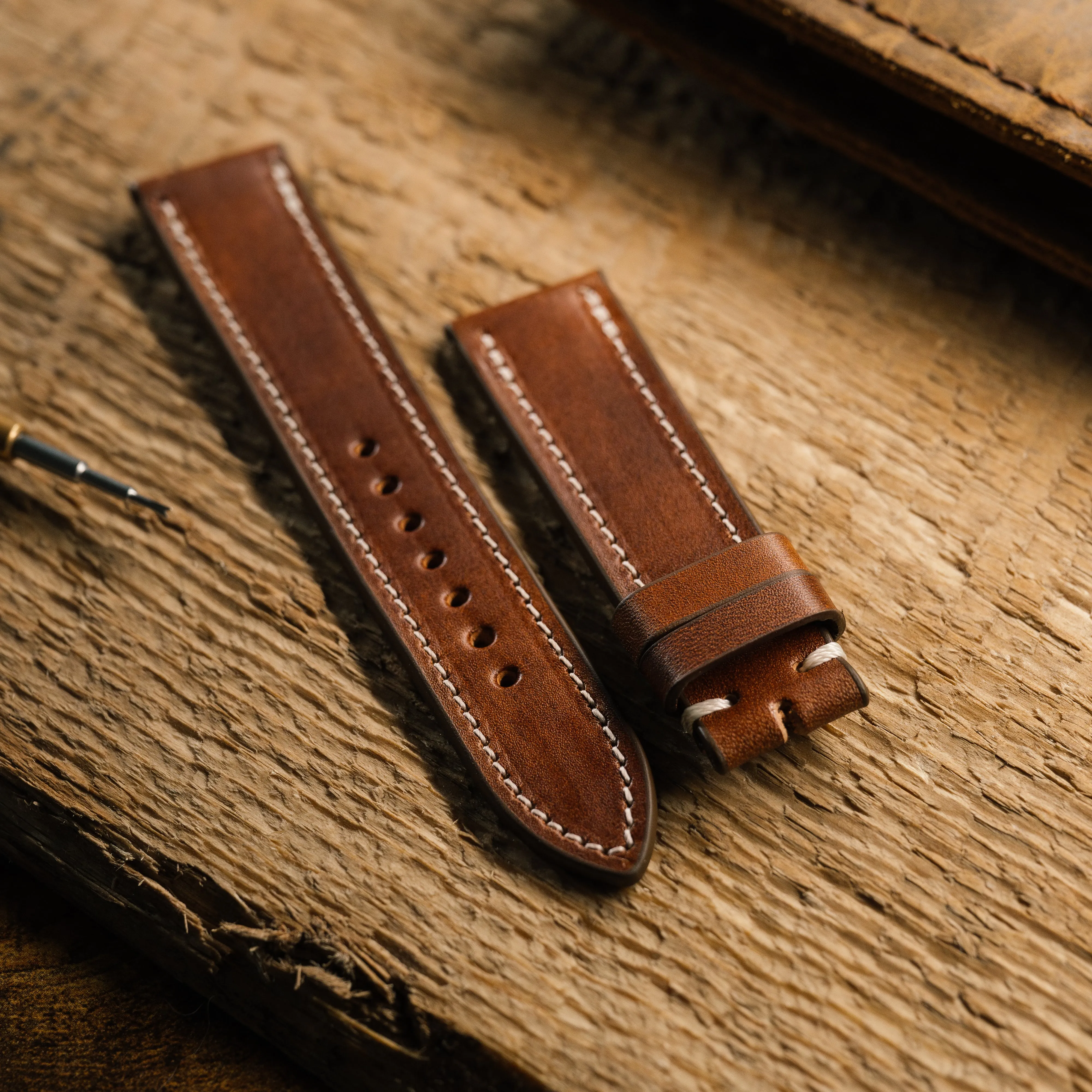 Buttero Museum Leather Strap sold by Weiss Watch Company product image thumbnail 3