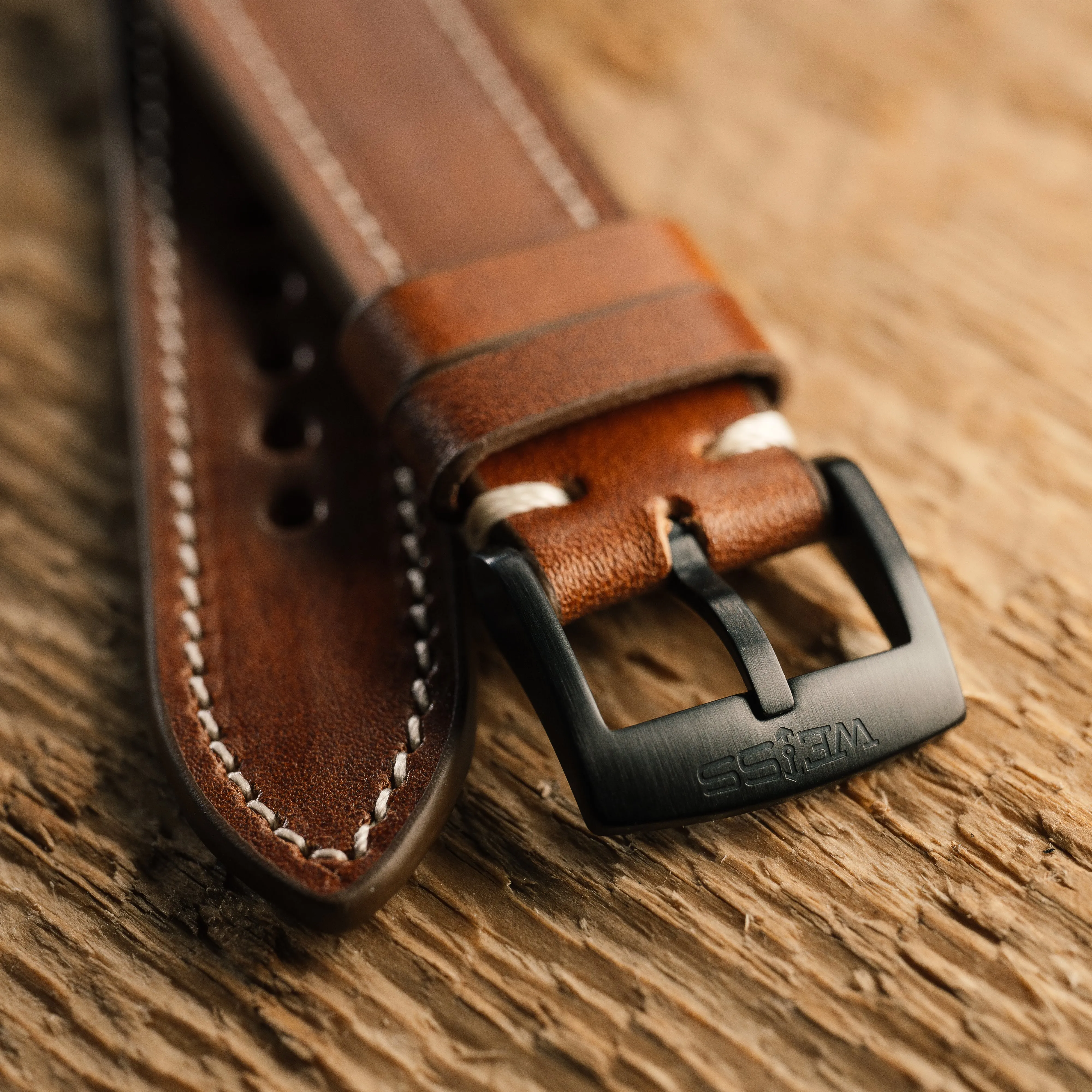 Buttero Museum Leather Strap sold by Weiss Watch Company product image thumbnail 5