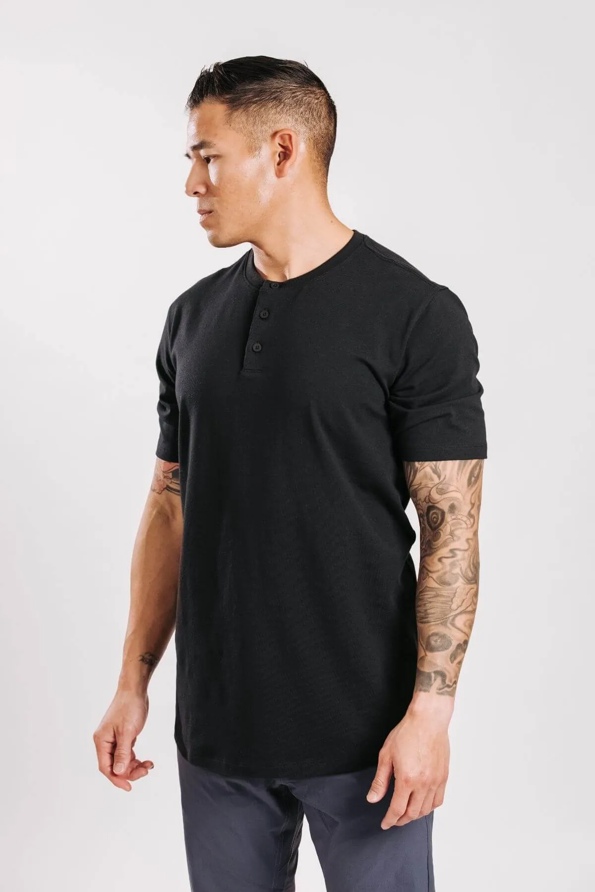 X Cotton Short Sleeve Henley sold by Western Rise product image thumbnail 5