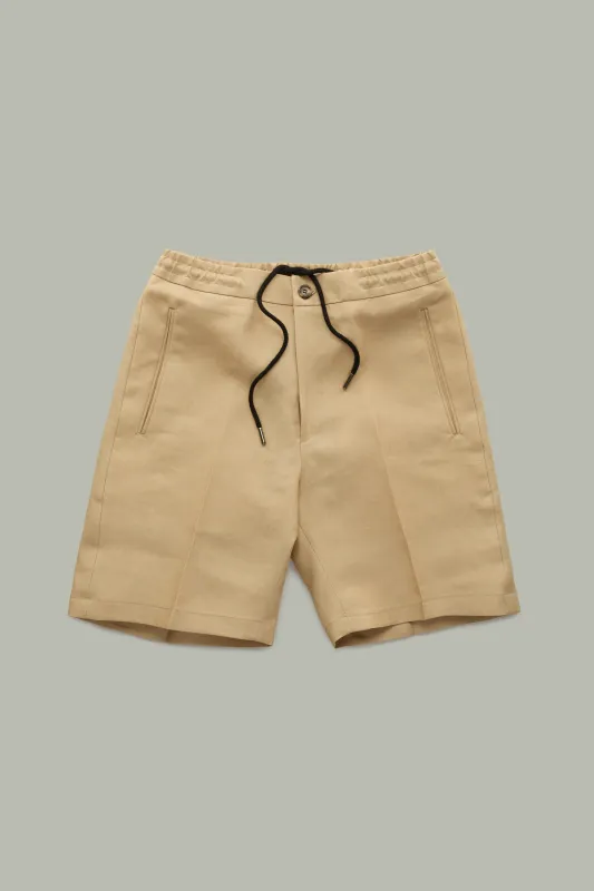 Linen Easy Shorts Sand sold by Wolf vs Goat