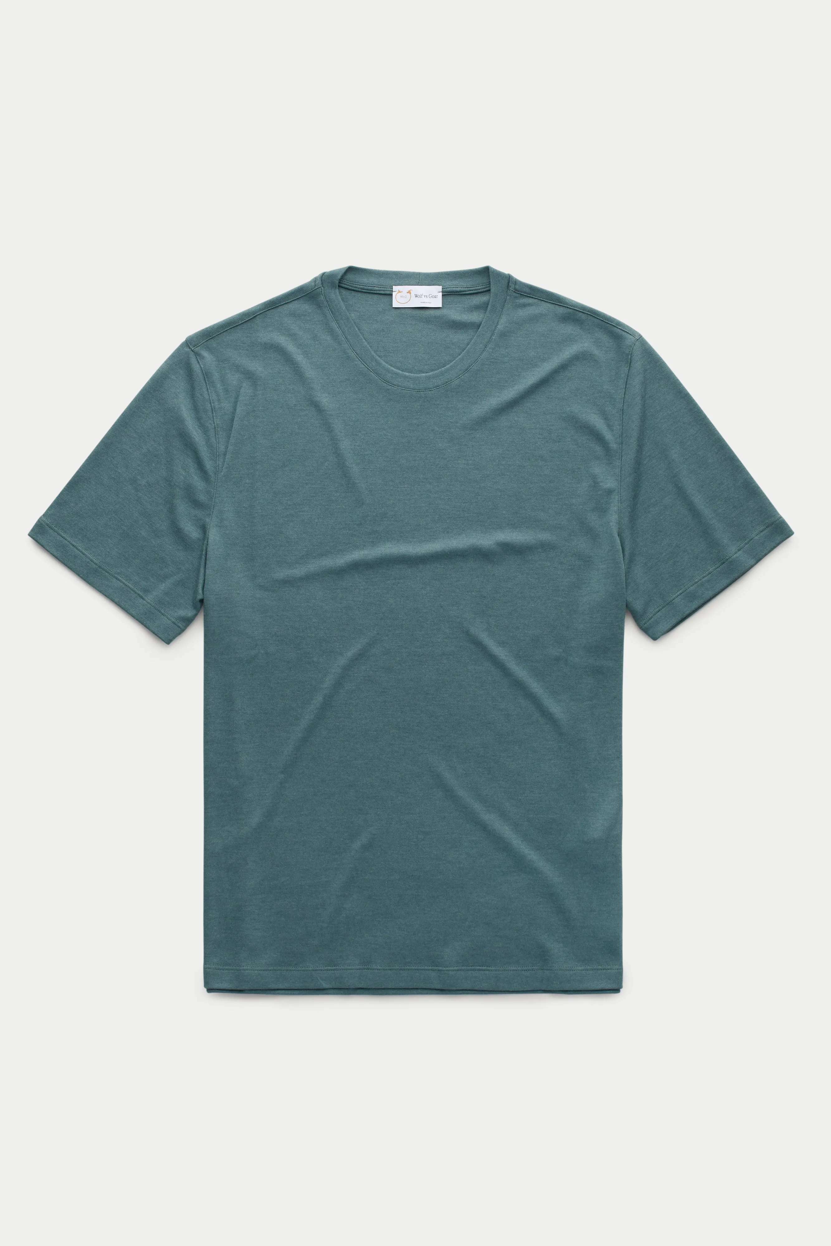 Cashmere Silk Interlock Short Sleeve Crewneck T-Shirt 5 Color Option sold by Wolf vs Goat product image thumbnail 5