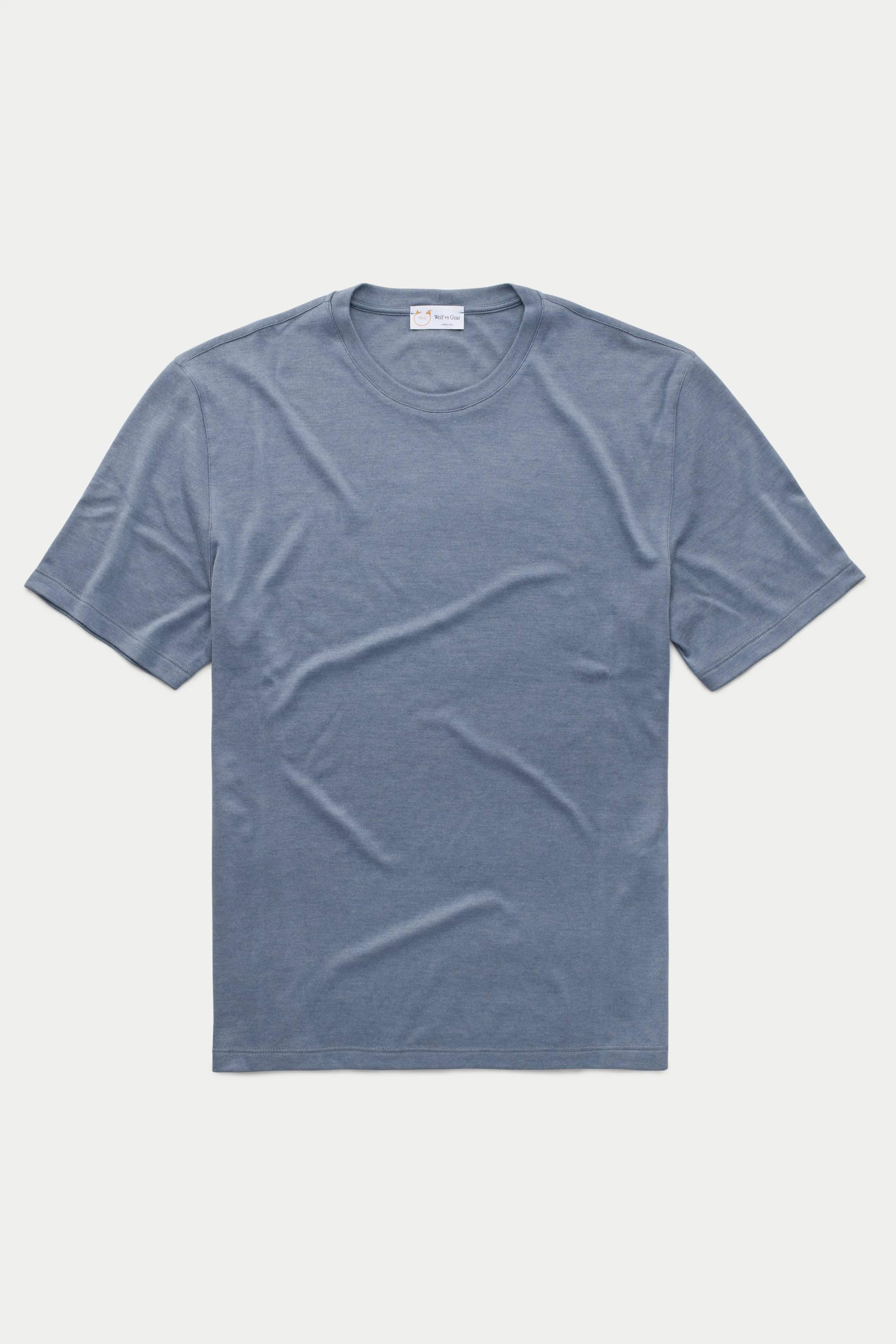 Cashmere Silk Interlock Short Sleeve Crewneck T-Shirt 5 Color Option sold by Wolf vs Goat