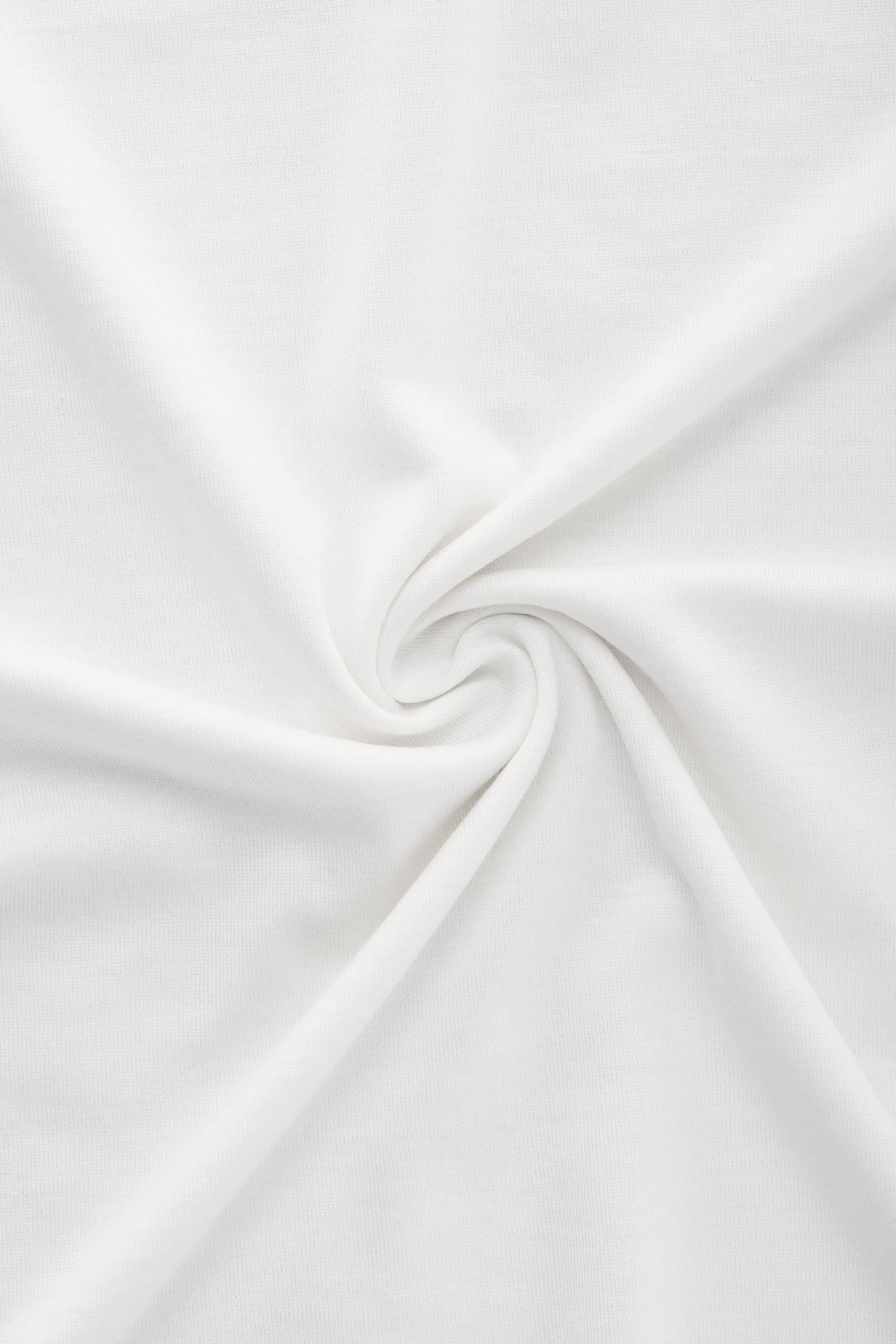 Silk Cotton Short Sleeve Crew Neck T-Shirt White sold by Wolf vs Goat product image thumbnail 4