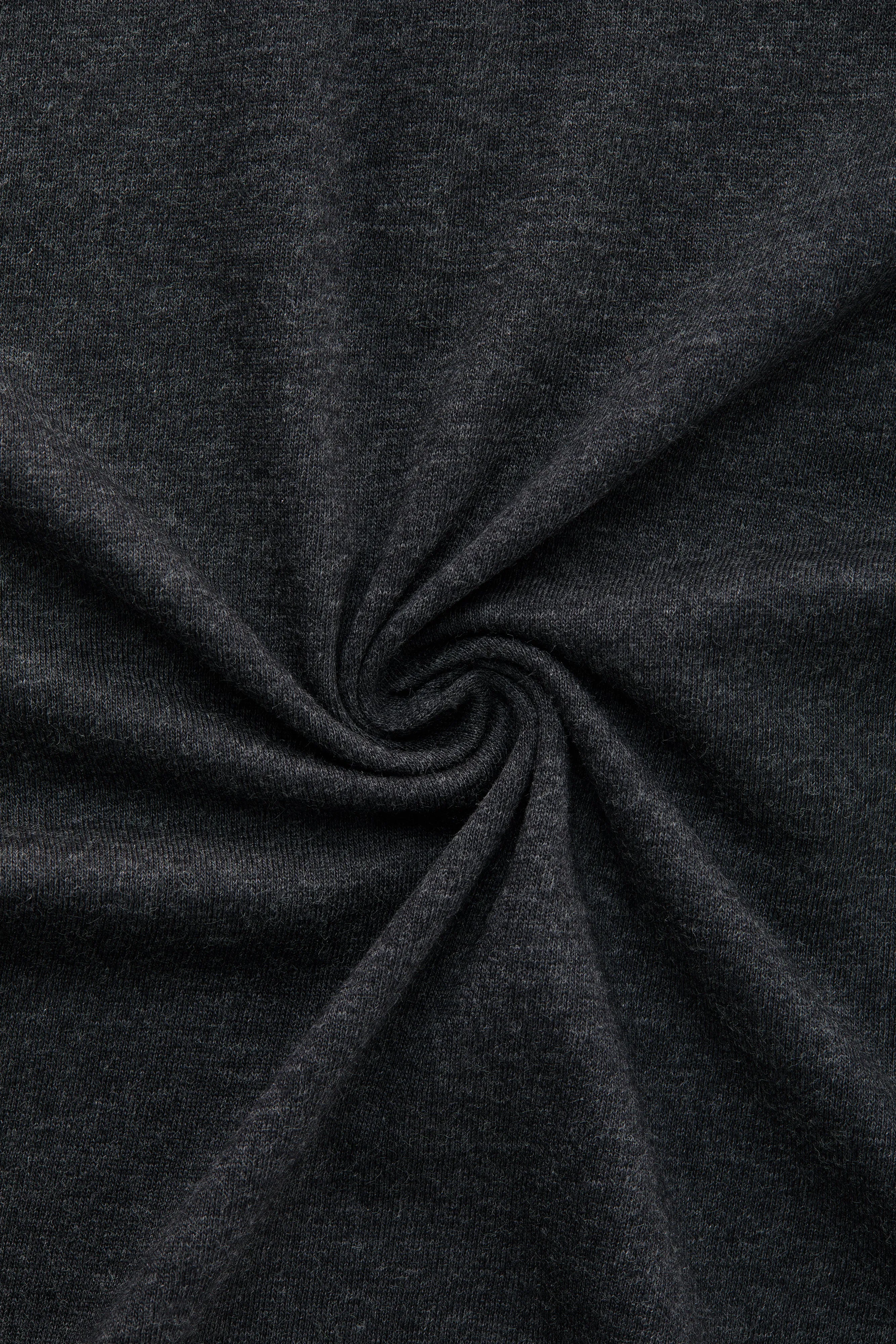 Cotton Cashmere Short Sleeve Crew Neck Tee Fumo sold by Wolf vs Goat product image thumbnail 4