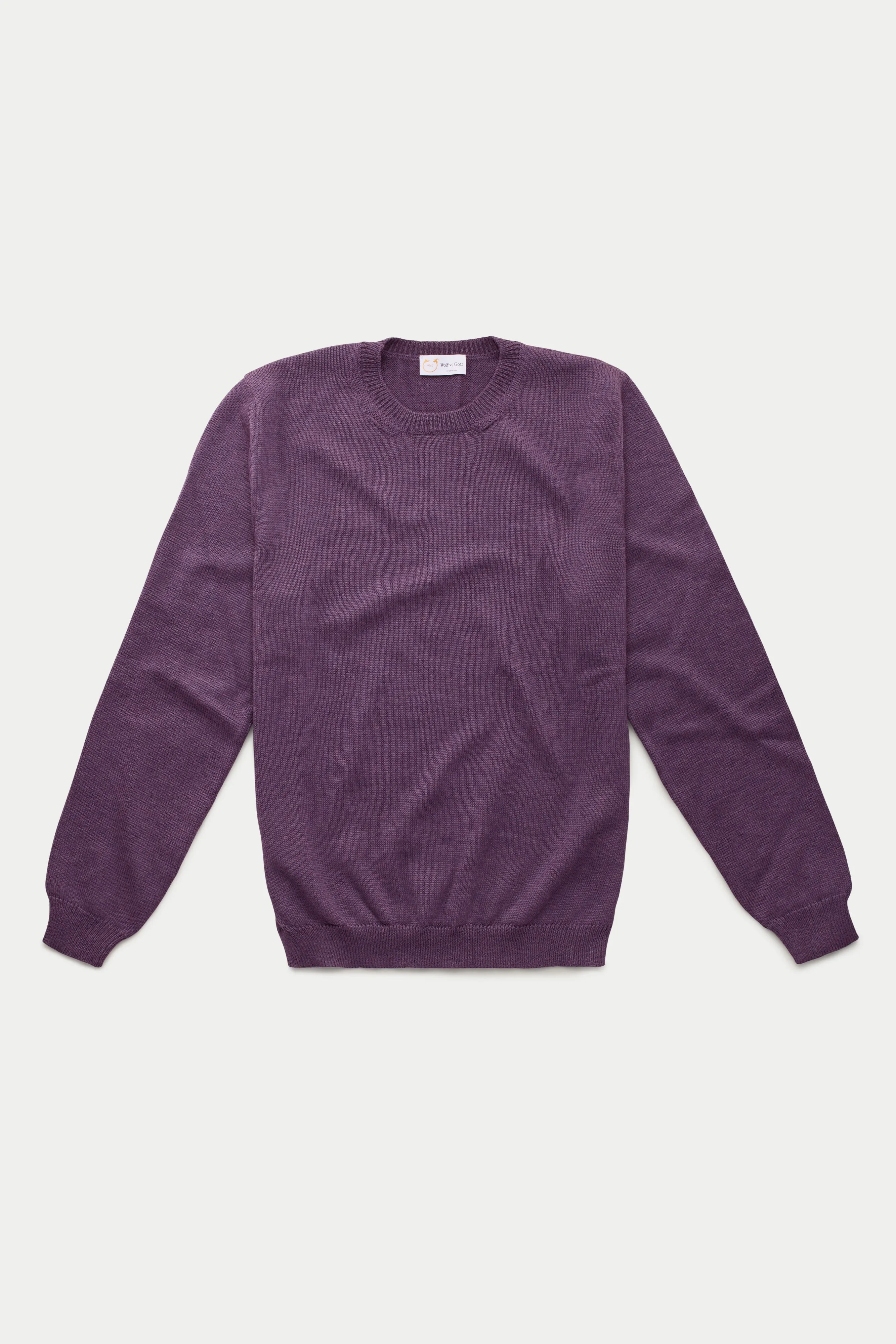 Long Sleeve Wool Knitted Crewneck 4 Color Options sold by Wolf vs Goat