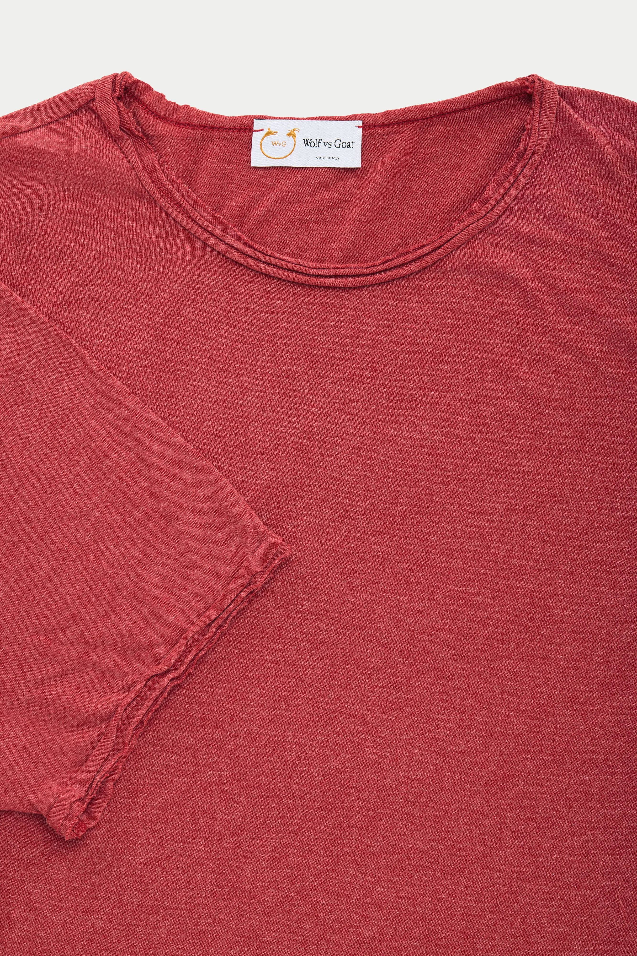 Bamboo Sorona Short Sleeve Roll Neck T-Shirt Lava Falls sold by Wolf vs Goat product image thumbnail 2