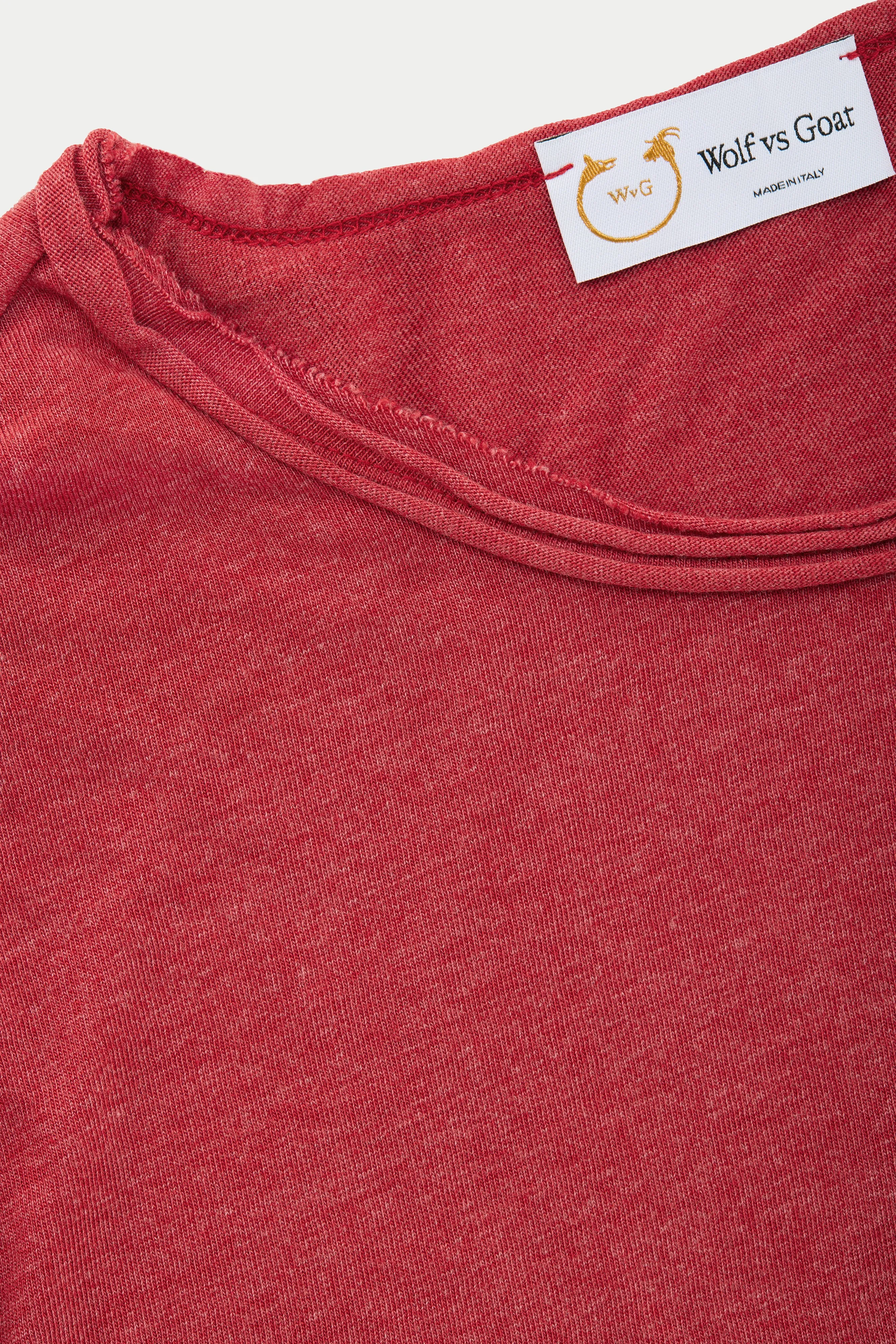 Bamboo Sorona Short Sleeve Roll Neck T-Shirt Lava Falls sold by Wolf vs Goat product image thumbnail 3