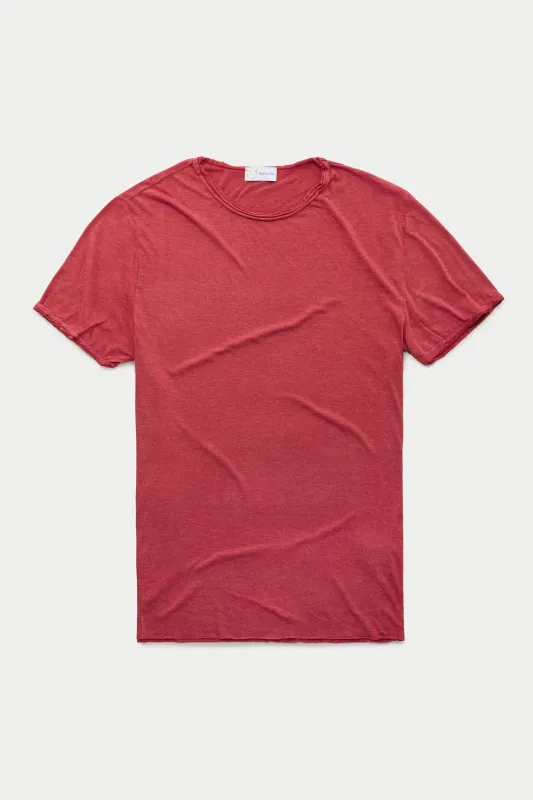 Bamboo Sorona Short Sleeve Roll Neck T-Shirt Lava Falls sold by Wolf vs Goat