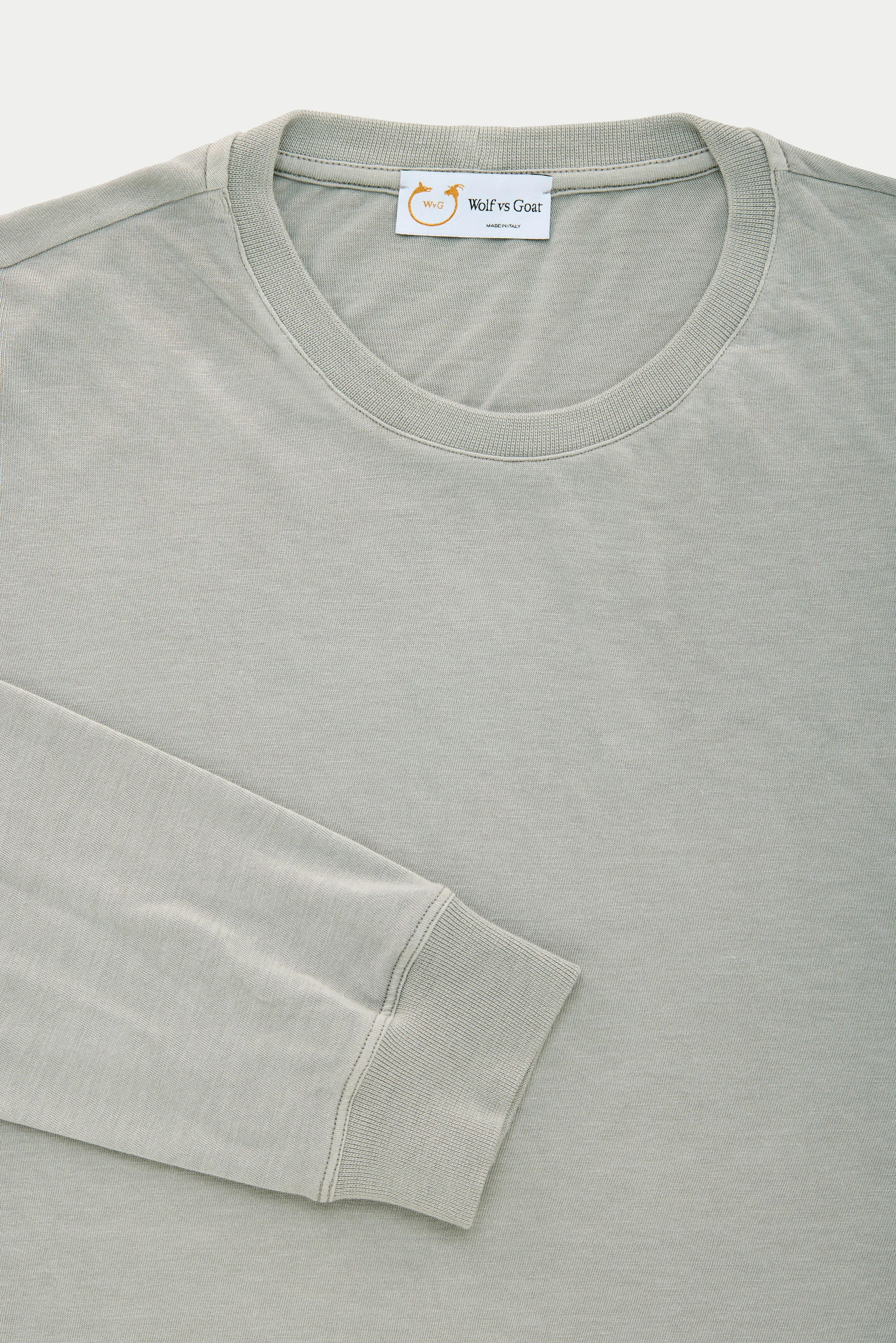 Bamboo Sorona Long Sleeve Crew Neck T-Shirt Paloma sold by Wolf vs Goat product image thumbnail 2