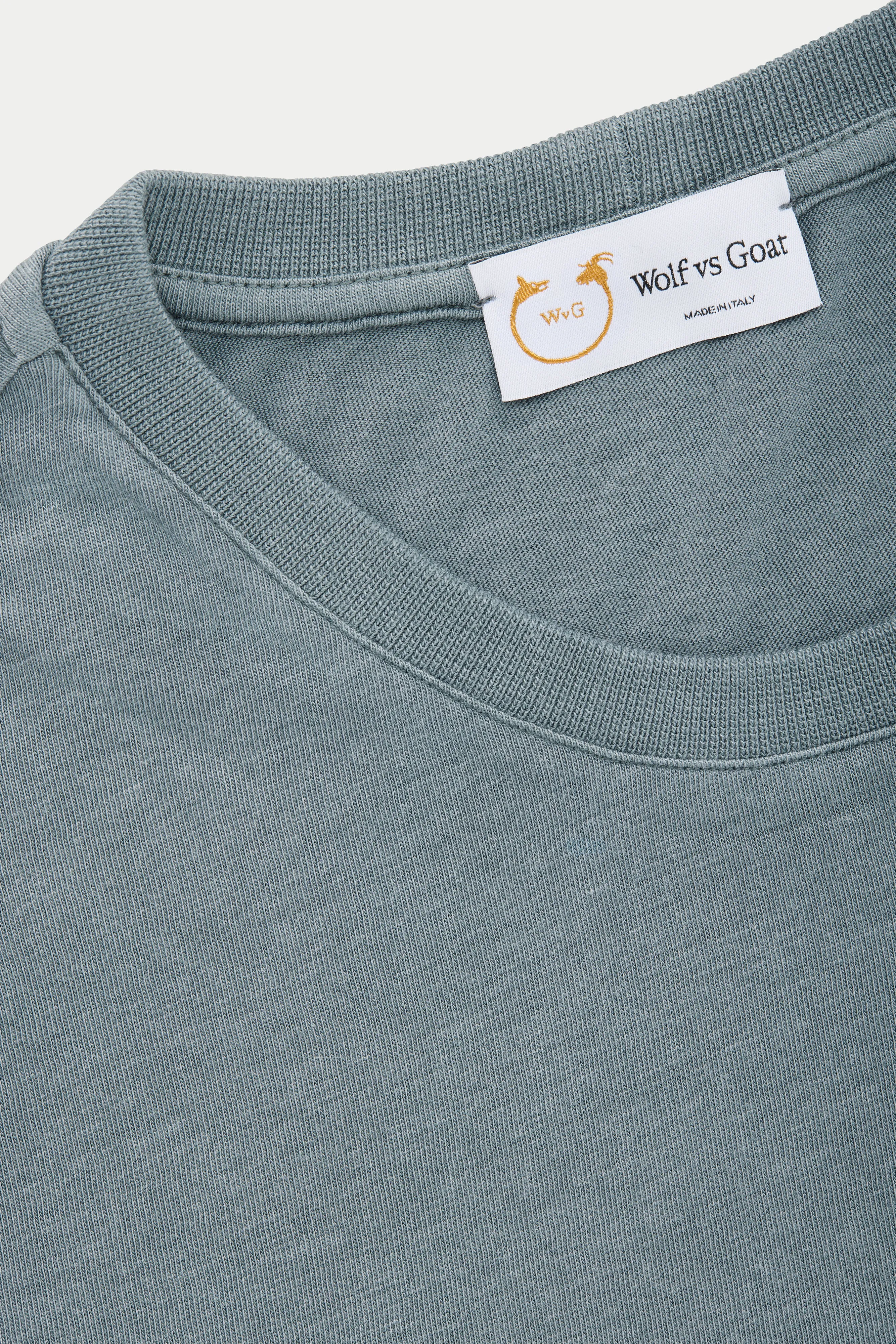 Bamboo Sorona Long Sleeve Crew Neck T-Shirt Stormy Weather sold by Wolf vs Goat product image thumbnail 3