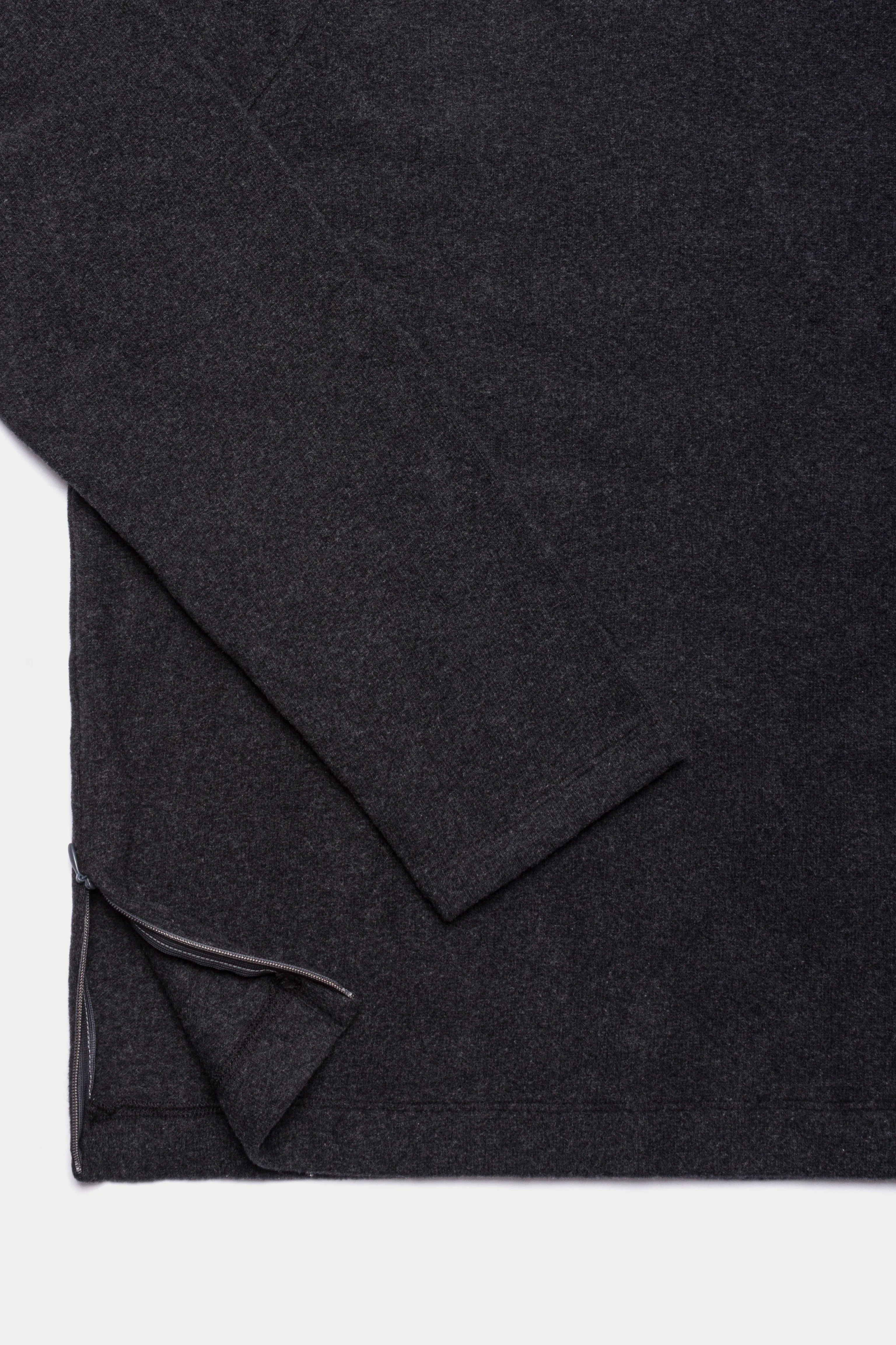 Rocco Brushed Cotton Hoodie Charcoal Grey sold by Wolf vs Goat product image thumbnail 3