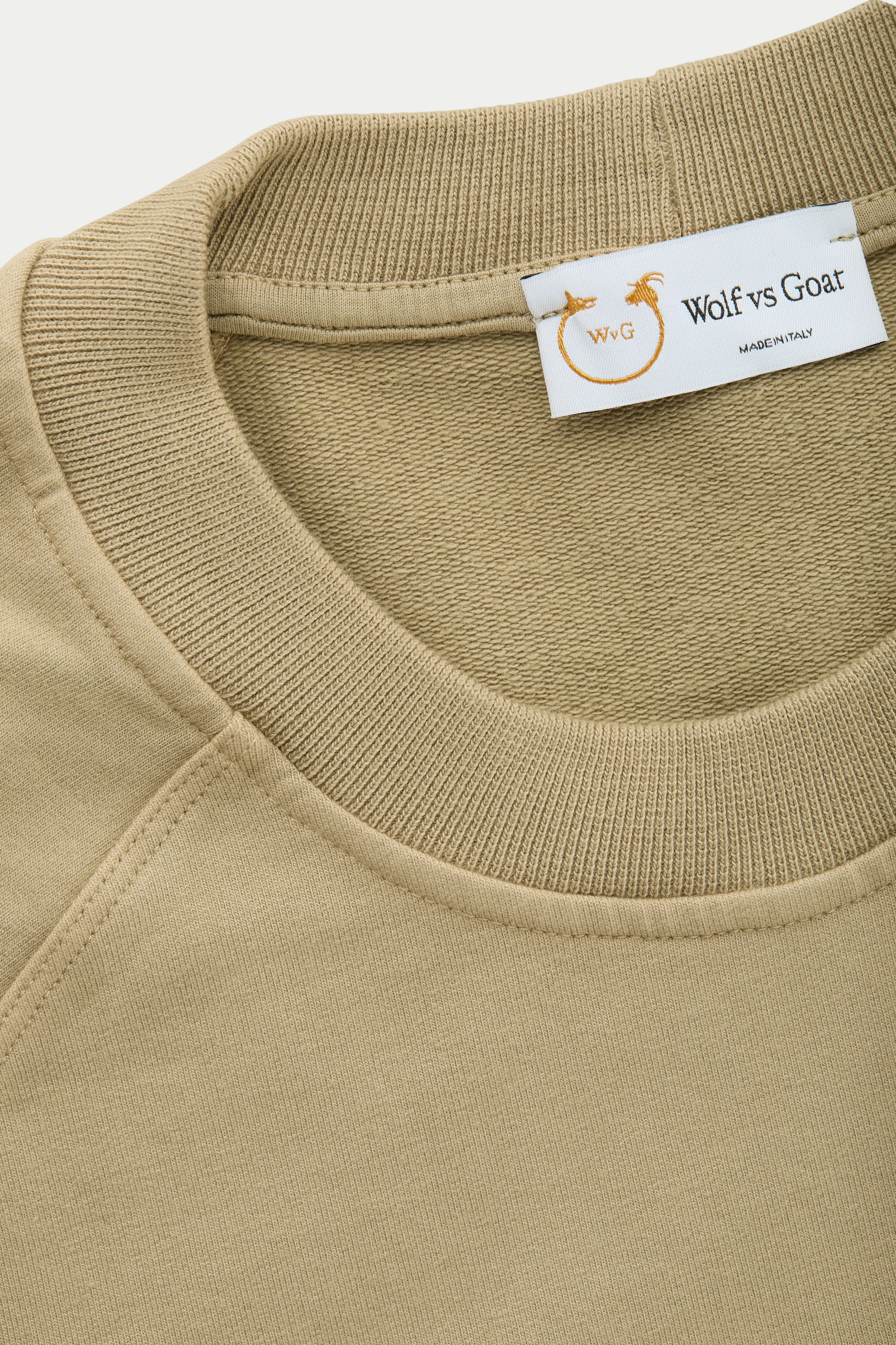 Cotton Modal Relaxed Raglan Sweatshirt Candied Ginger sold by Wolf vs Goat product image thumbnail 3