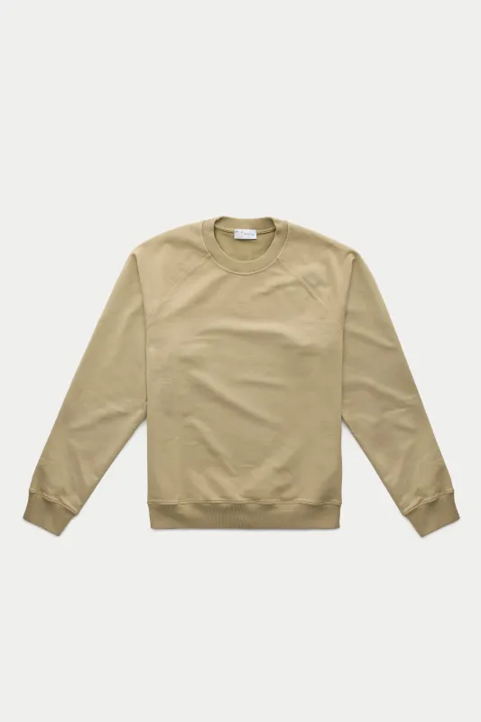 Cotton Modal Relaxed Raglan Sweatshirt Candied Ginger made by Wolf vs Goat