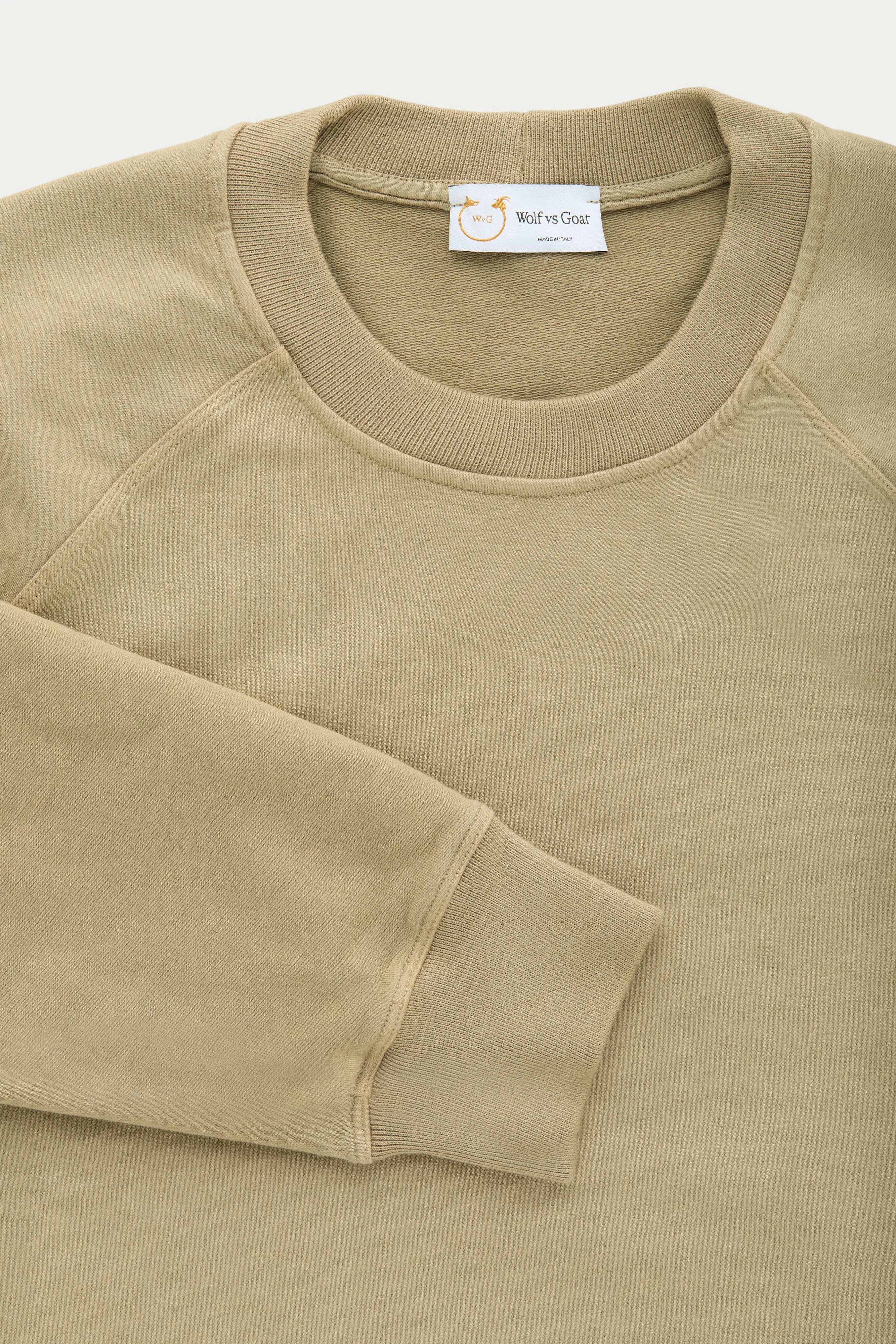Cotton Modal Relaxed Raglan Sweatshirt Candied Ginger sold by Wolf vs Goat product image thumbnail 2