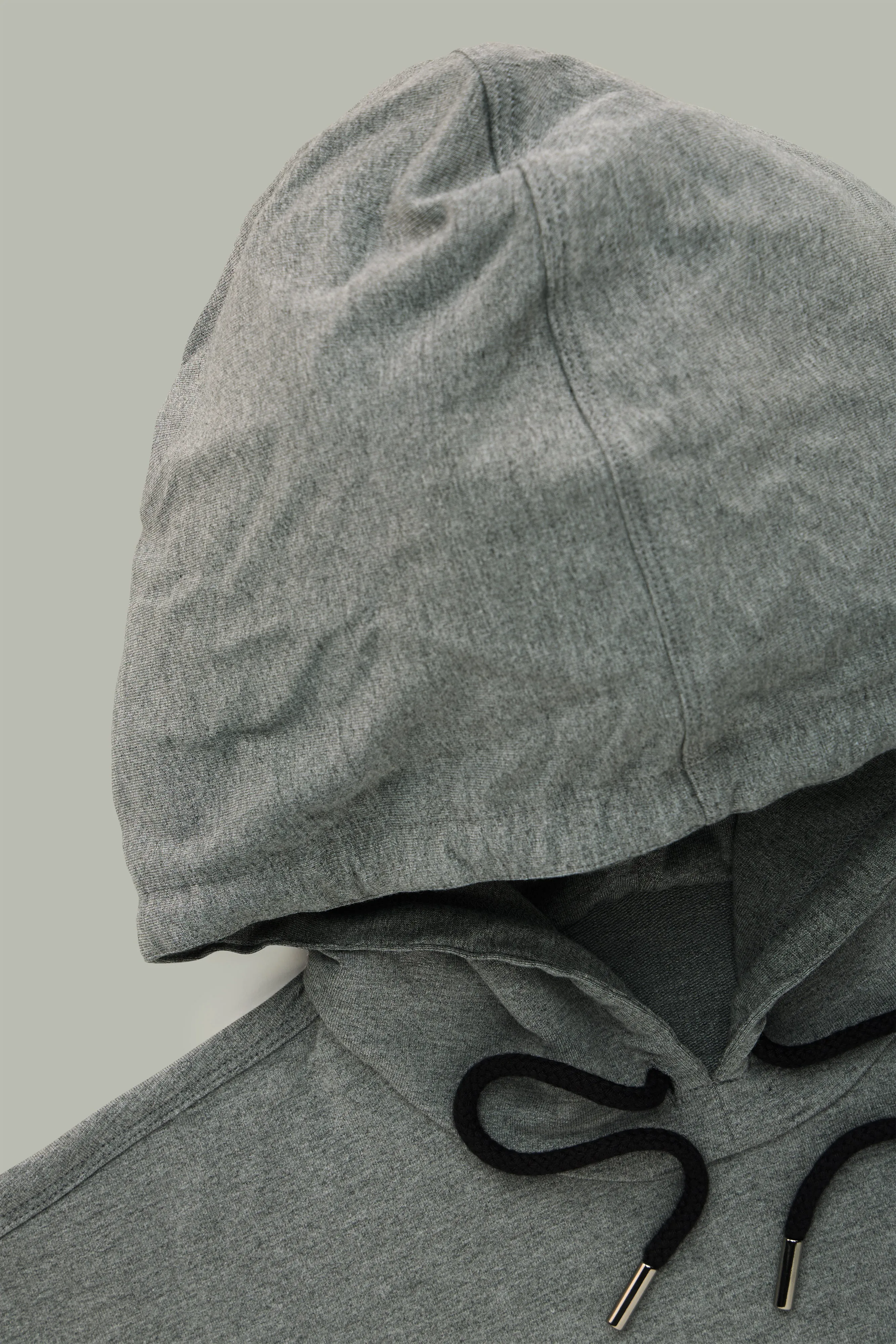 Bamboo Sorona Bleach Hoodie Gray sold by Wolf vs Goat product image thumbnail 3