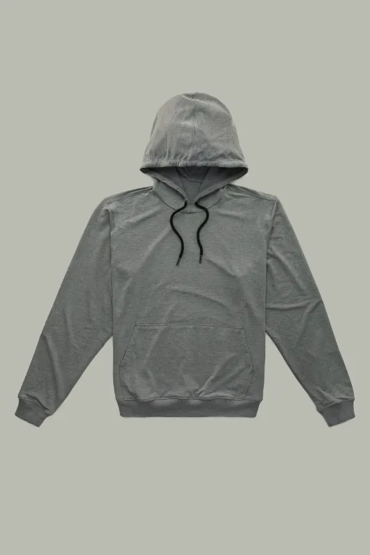 Bamboo Sorona Bleach Hoodie Gray sold by Wolf vs Goat
