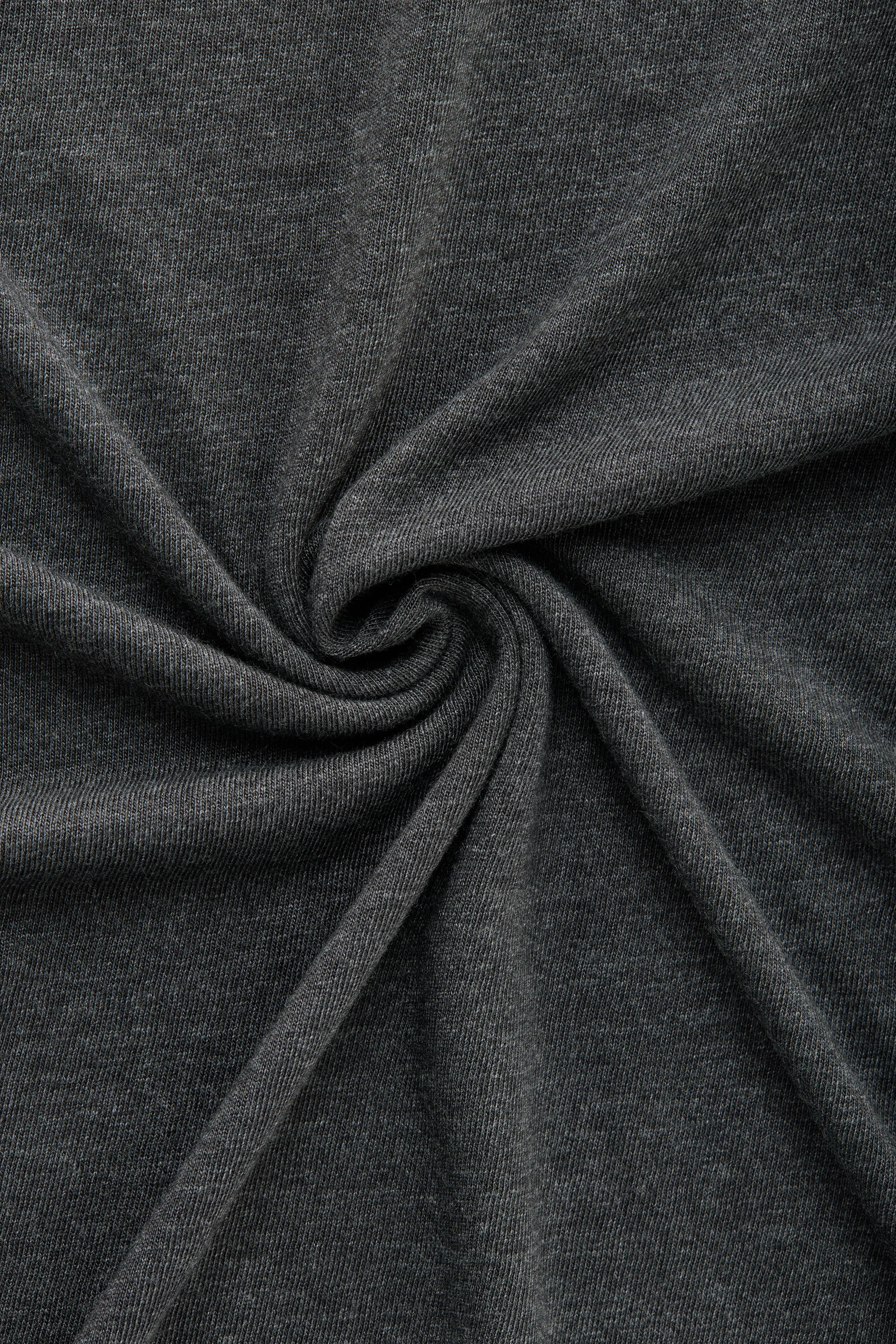 Light Weight Bamboo Sorona Short Sleeve Crew Neck Black sold by Wolf vs Goat product image thumbnail 4