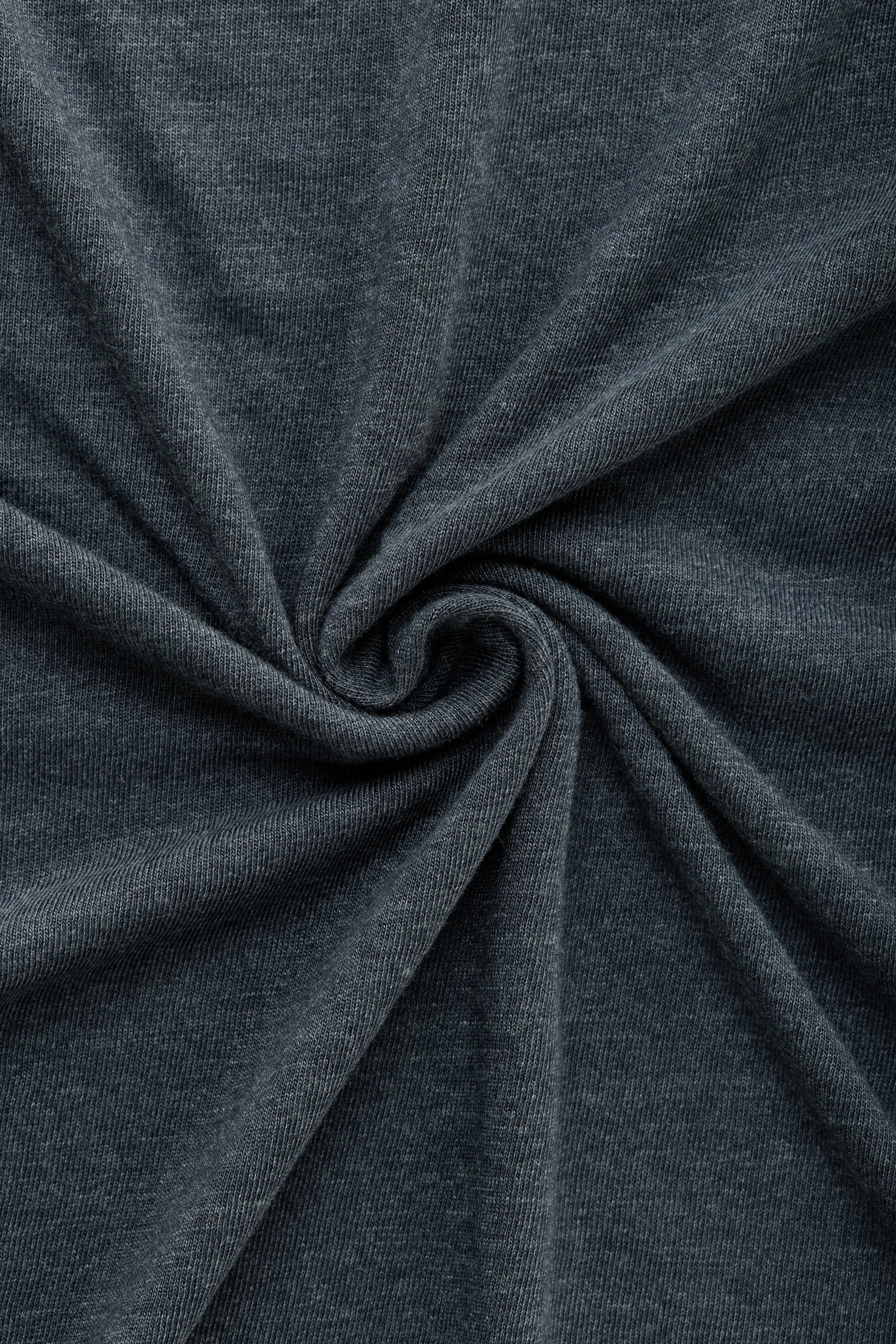 Light Weight Bamboo Sorona Short Sleeve Crew Neck Navy sold by Wolf vs Goat product image thumbnail 4