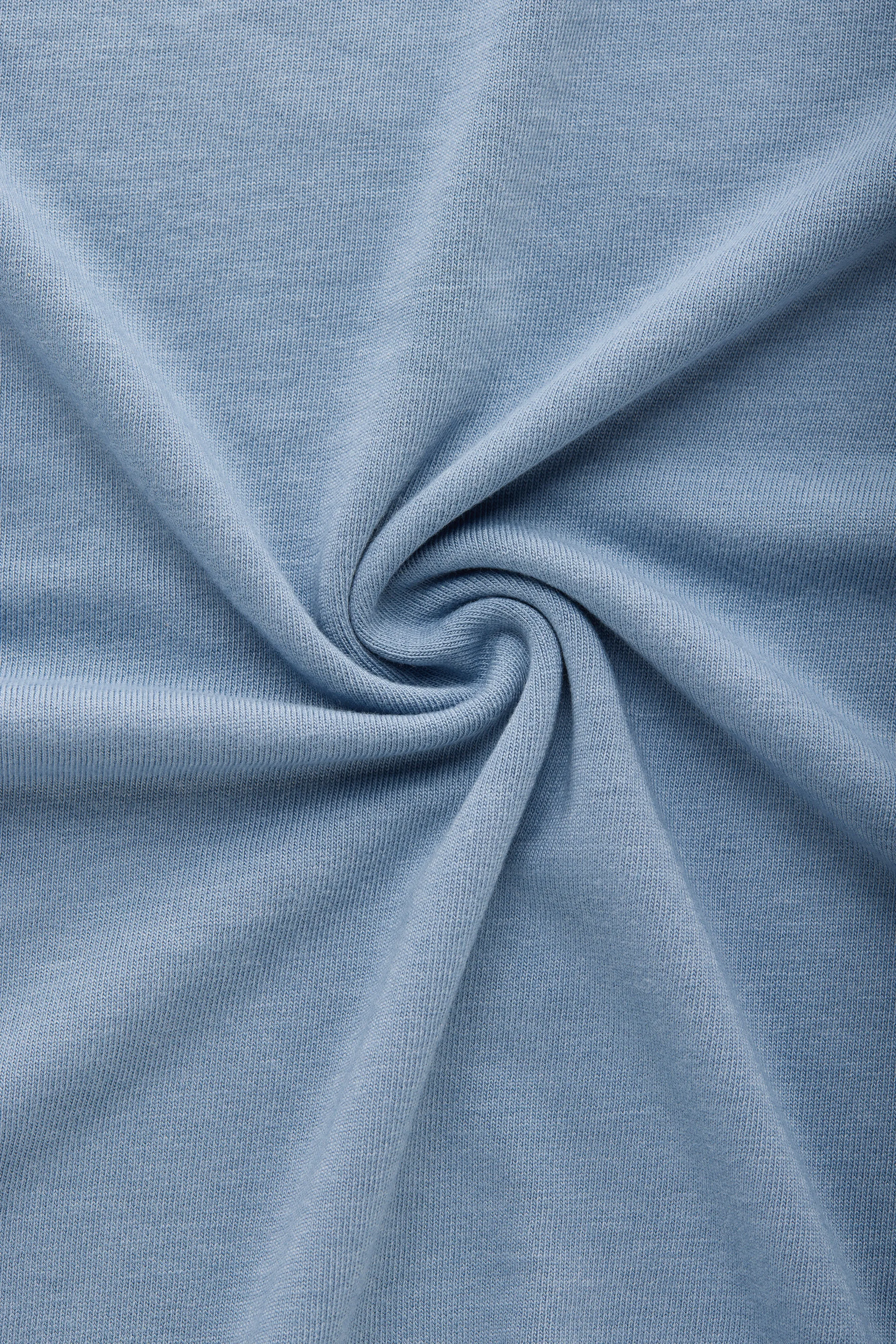 Heavyweight Short Sleeve Bamboo Sorona Jersey Crewneck Light Blue sold by Wolf vs Goat product image thumbnail 4