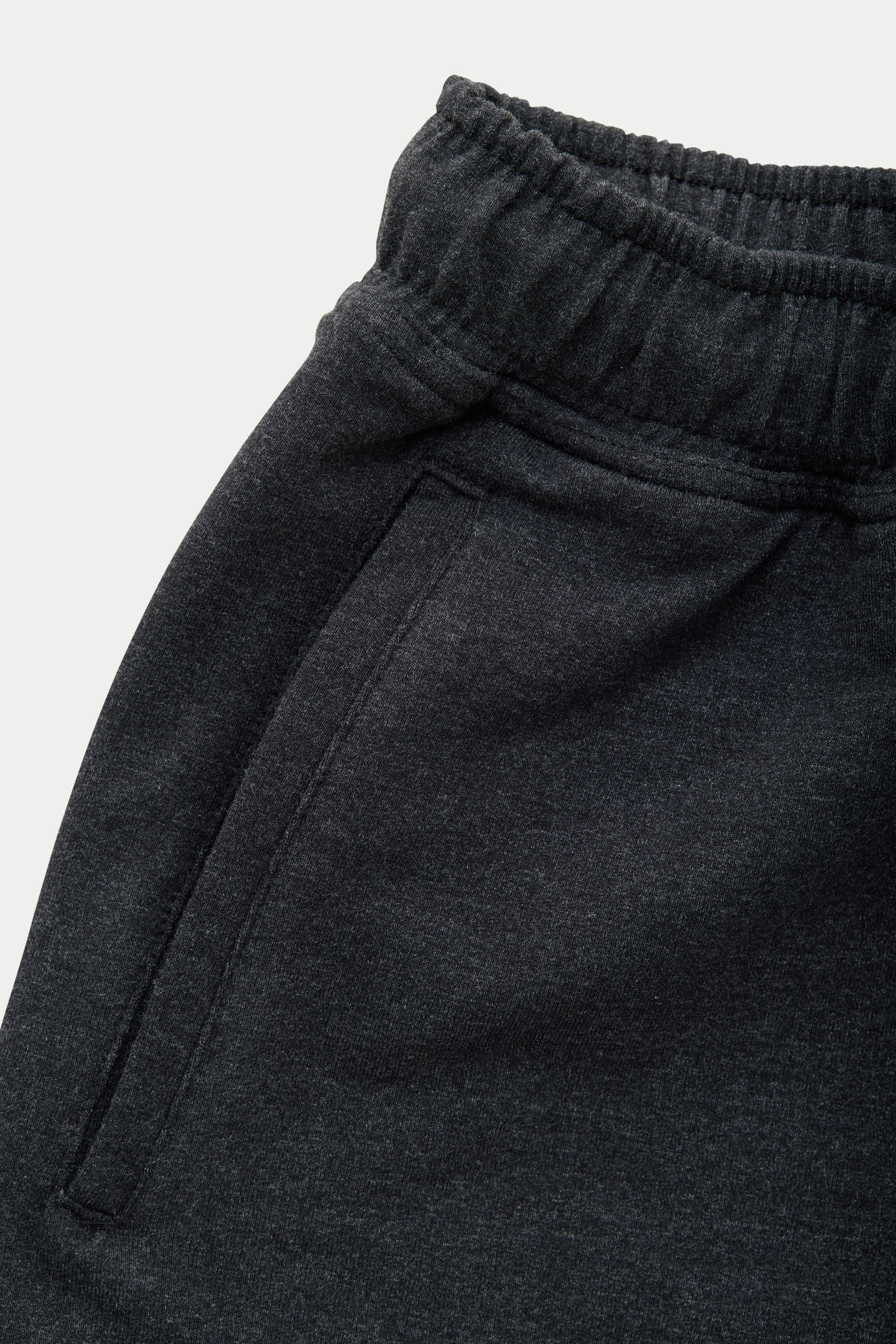 Bamboo Sorona Sweatshorts Rolled Hem Black sold by Wolf vs Goat product image thumbnail 3