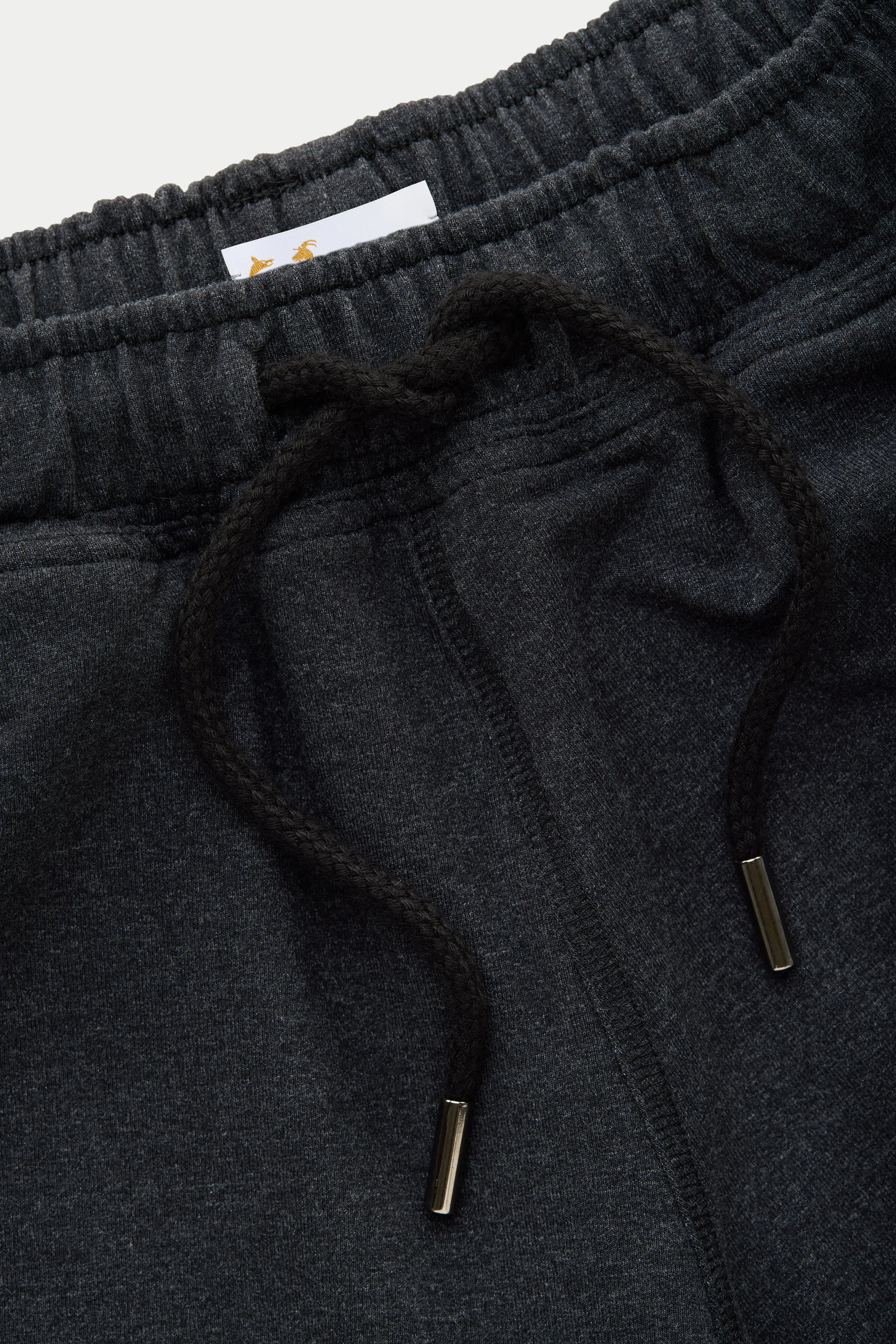 Bamboo Sorona Sweatshorts Rolled Hem Black sold by Wolf vs Goat product image thumbnail 2