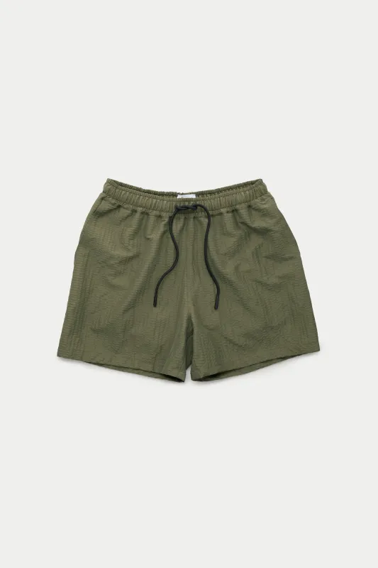 Swim Shorts Olive 5" inseam sold by Wolf vs Goat