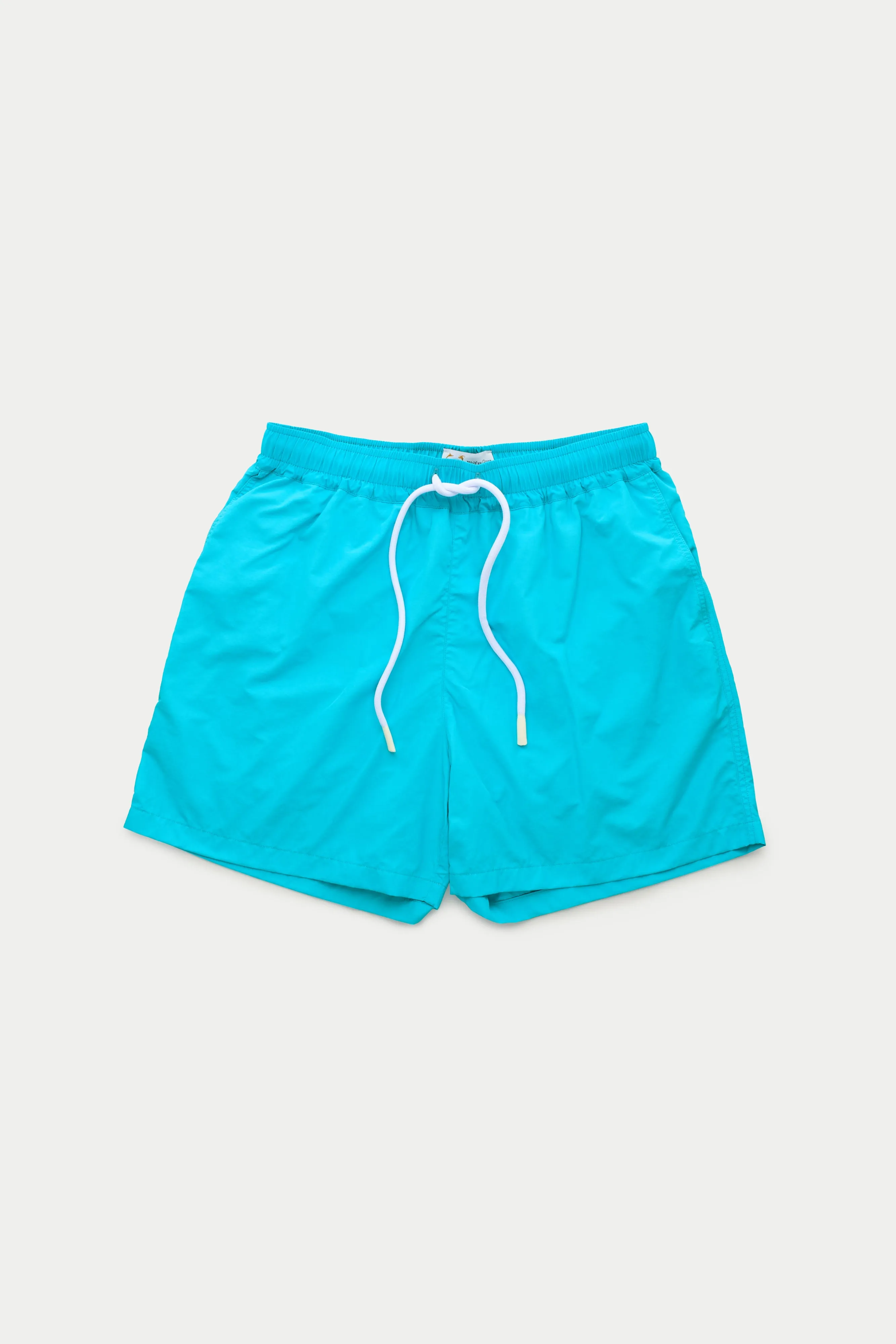 Swim Shorts Turquoise 7" inseam sold by Wolf vs Goat