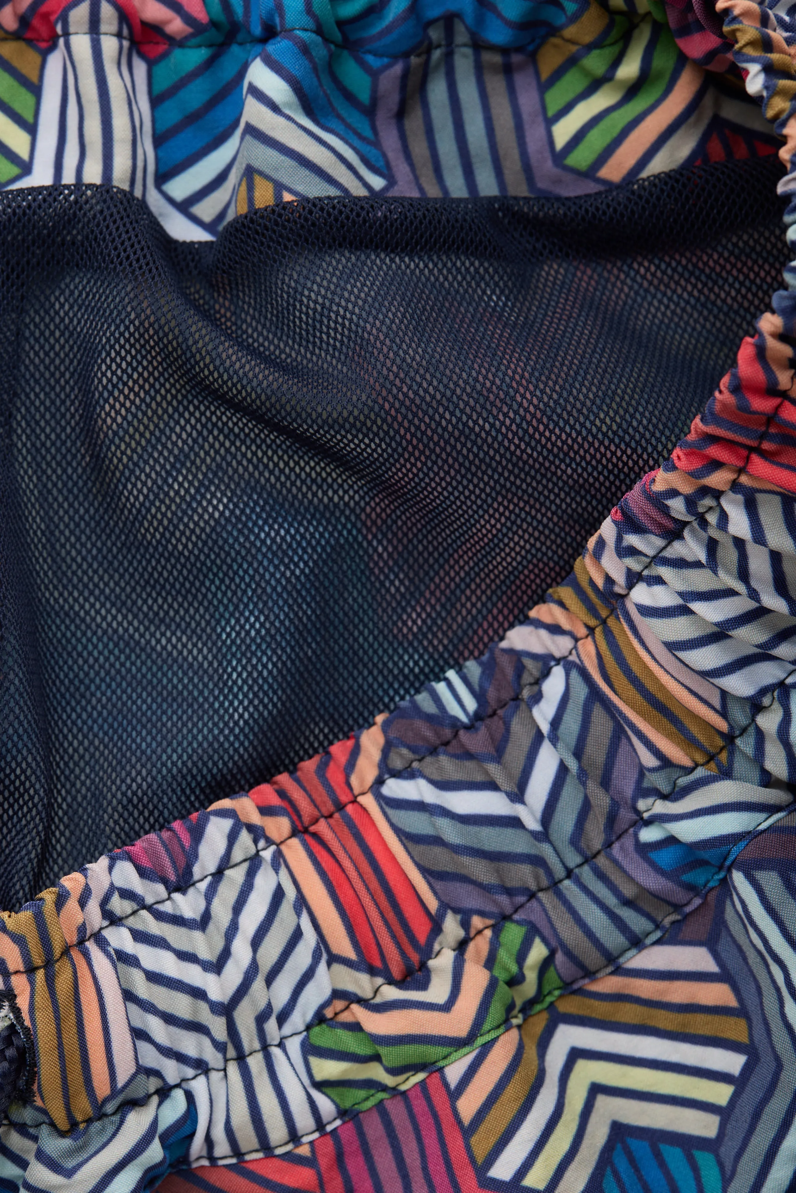 Swim Shorts Geometric Pattern 7" inseam sold by Wolf vs Goat product image thumbnail 3