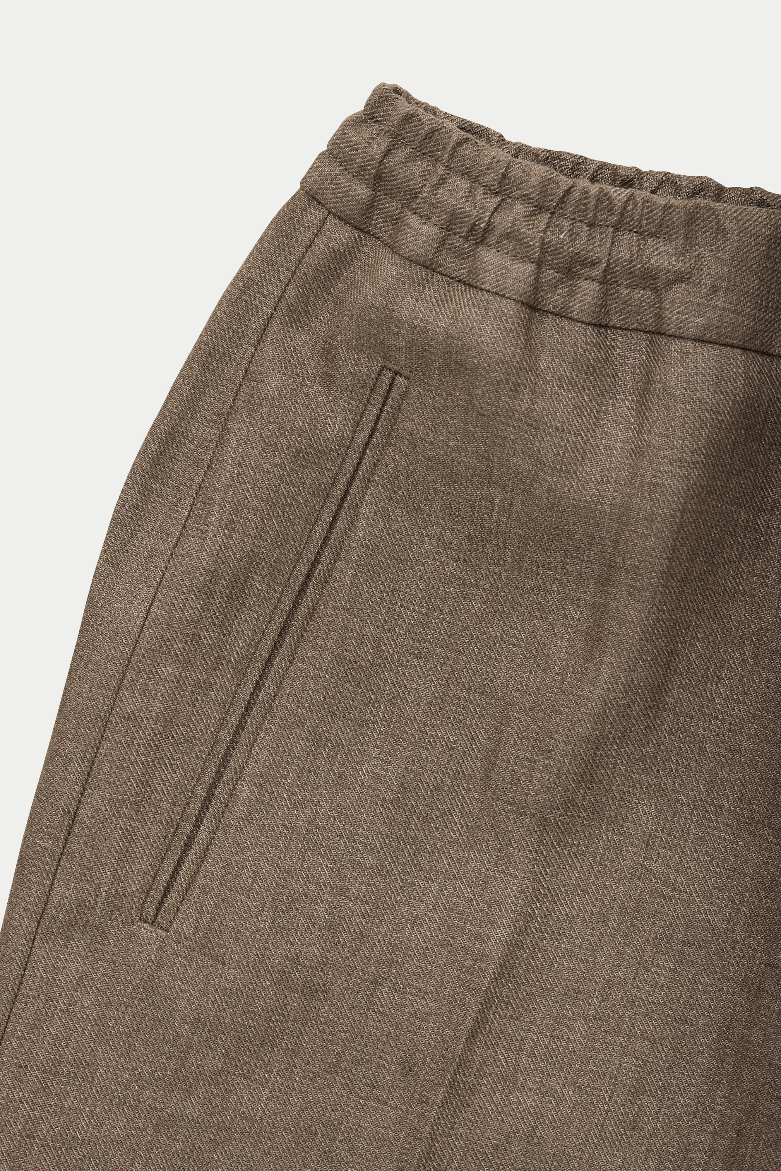 Linen Easy Pants Dark Earth sold by Wolf vs Goat product image thumbnail 3