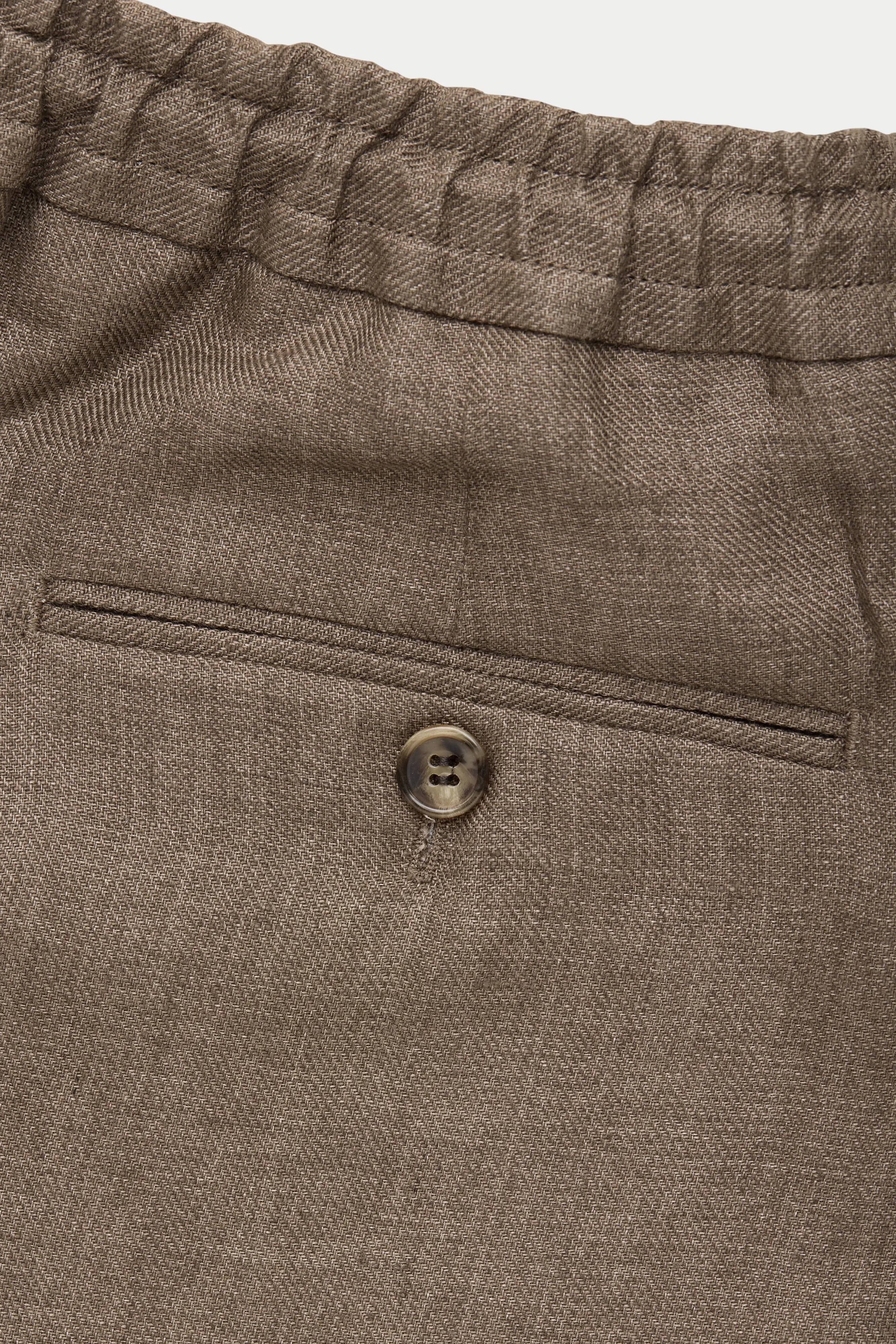Linen Easy Pants Dark Earth sold by Wolf vs Goat product image thumbnail 4