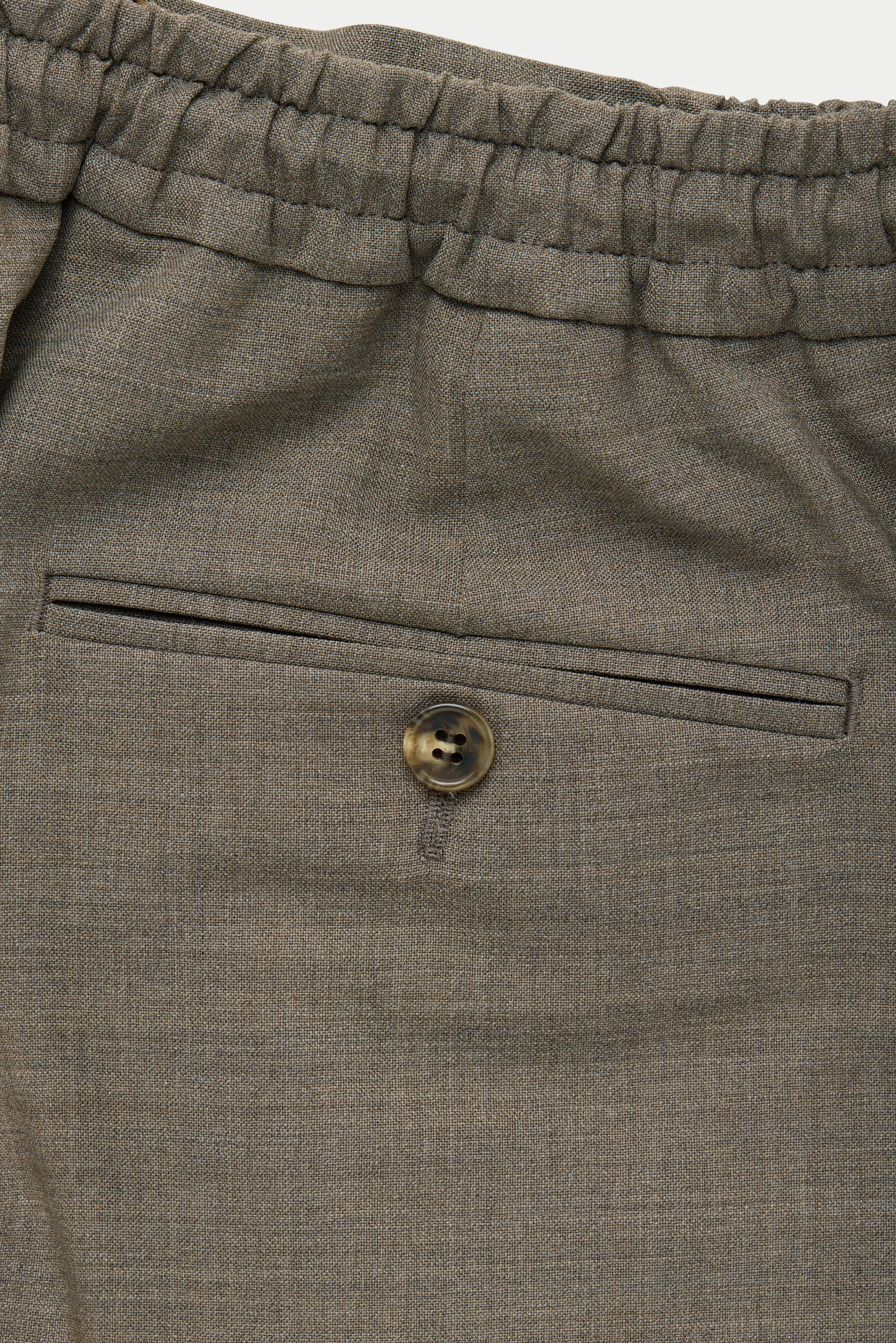 Wool Stretch Easy Pants Mocha sold by Wolf vs Goat product image thumbnail 4