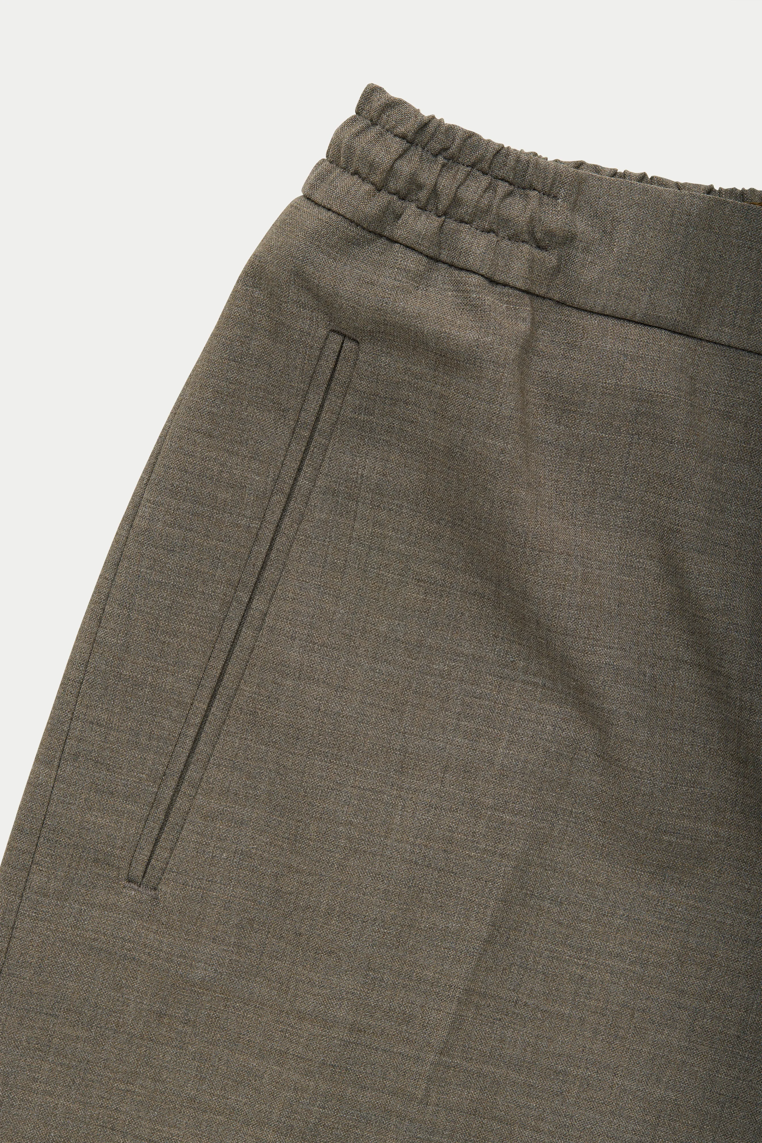 Wool Stretch Easy Pants Mocha sold by Wolf vs Goat product image thumbnail 3