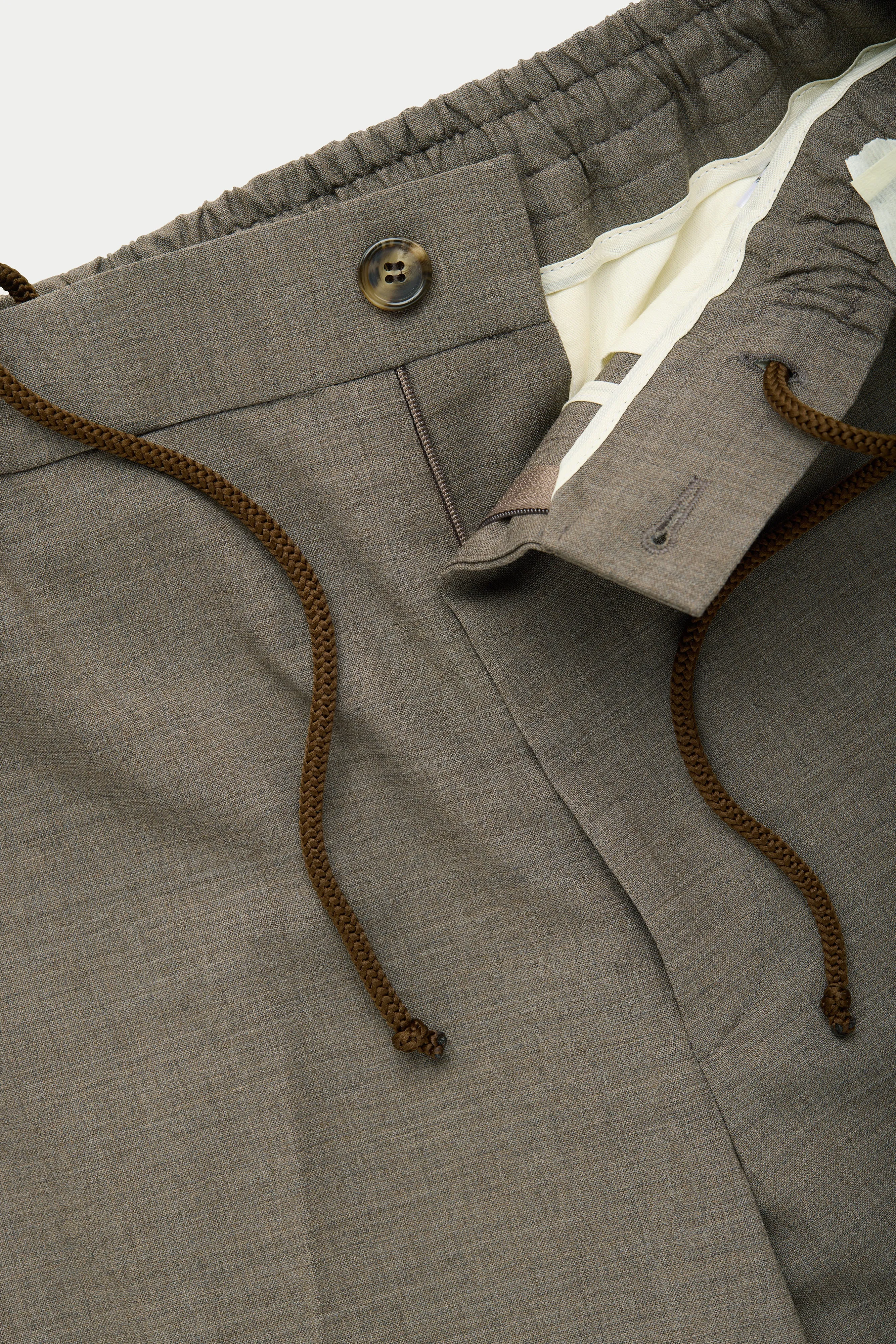 Wool Stretch Easy Pants Mocha sold by Wolf vs Goat product image thumbnail 2