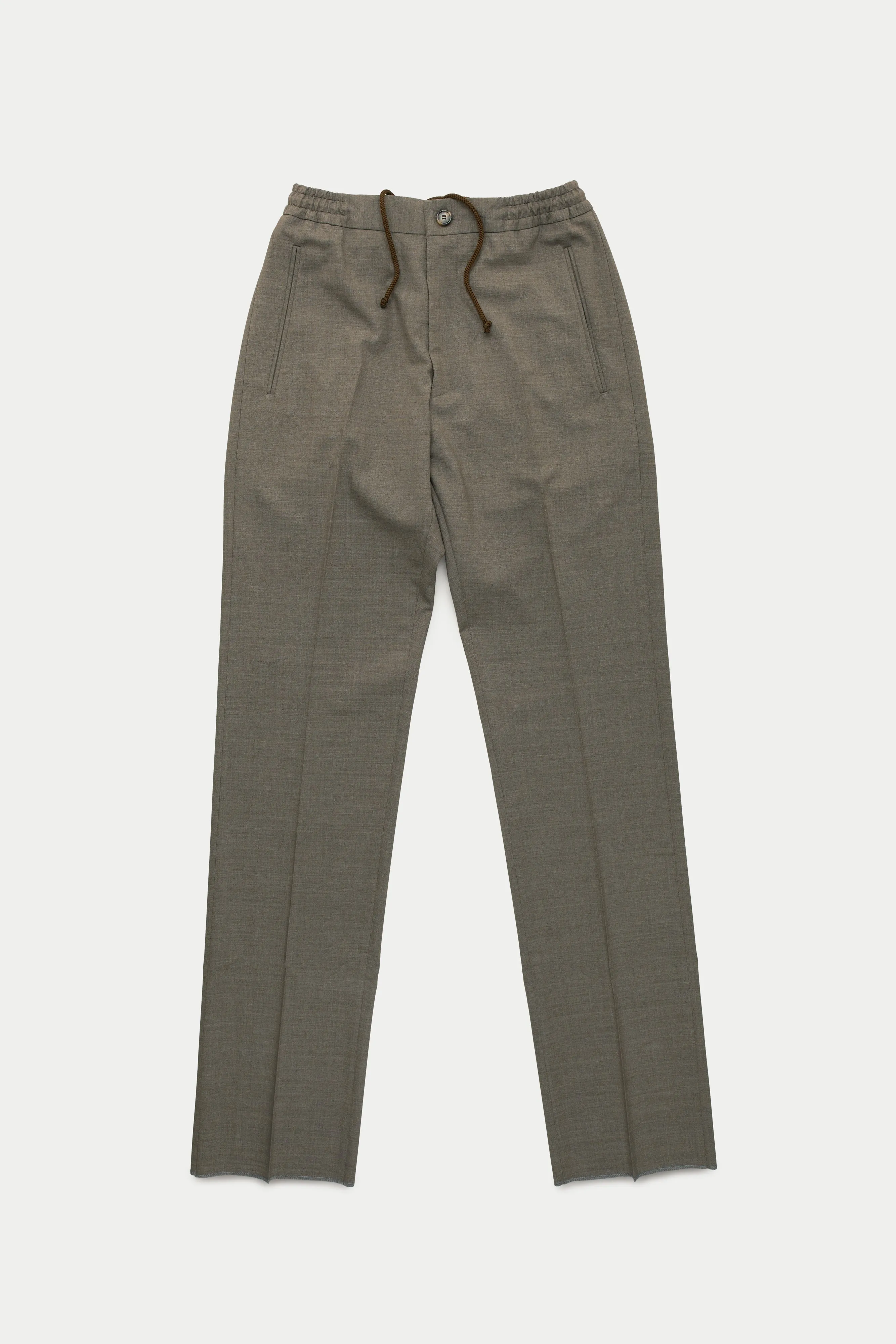 Wool Stretch Easy Pants Mocha sold by Wolf vs Goat