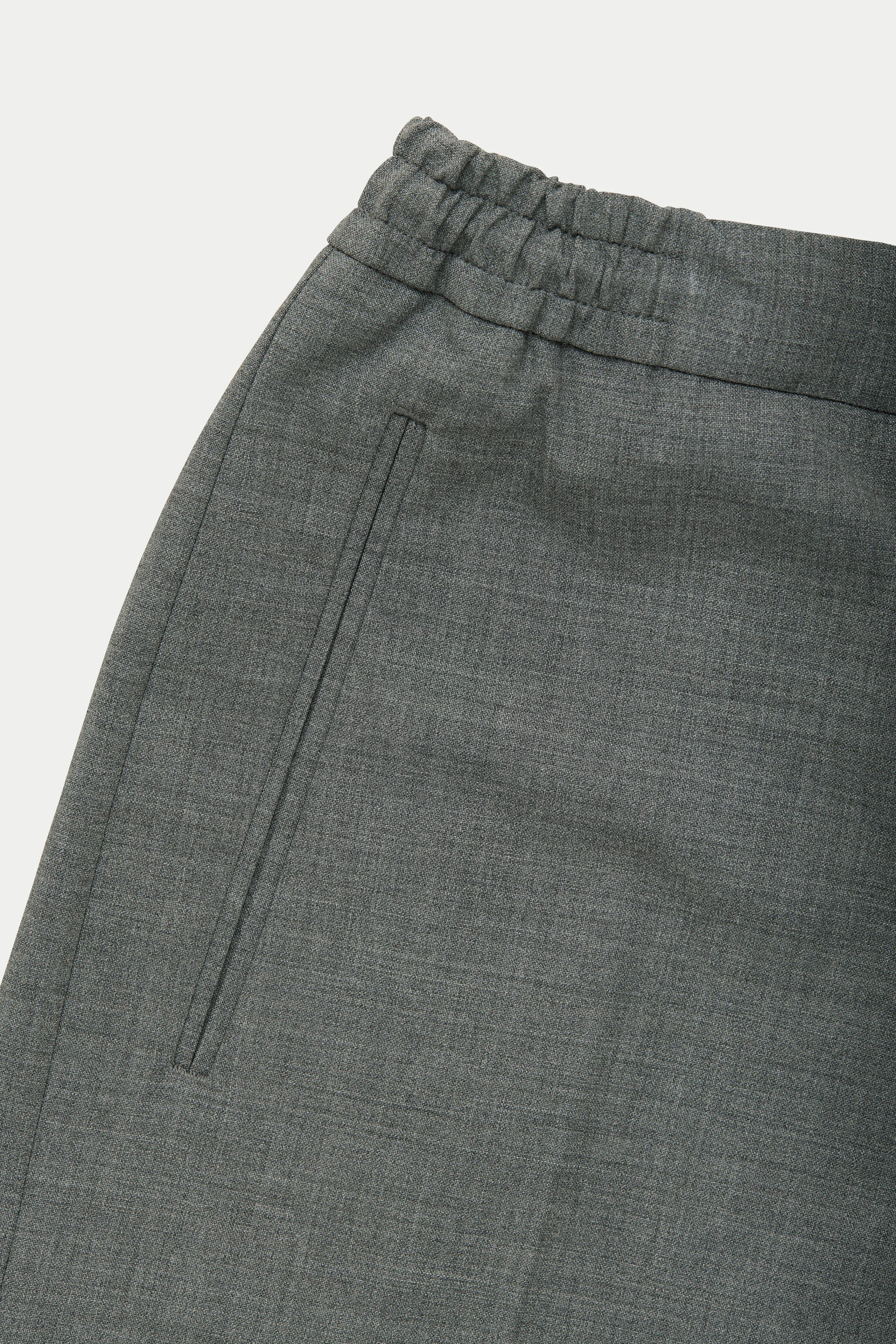 Wool Stretch Easy Pants Grey sold by Wolf vs Goat product image thumbnail 3