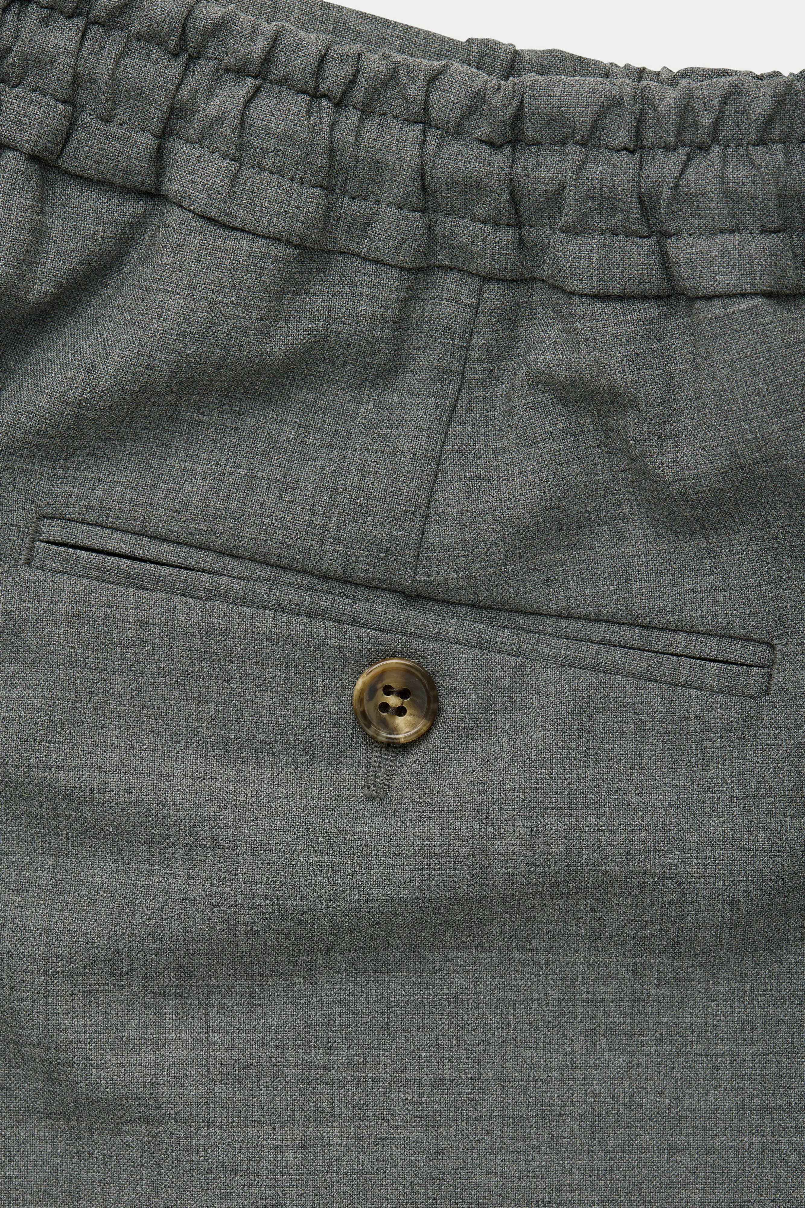 Wool Stretch Easy Pants Grey sold by Wolf vs Goat product image thumbnail 4