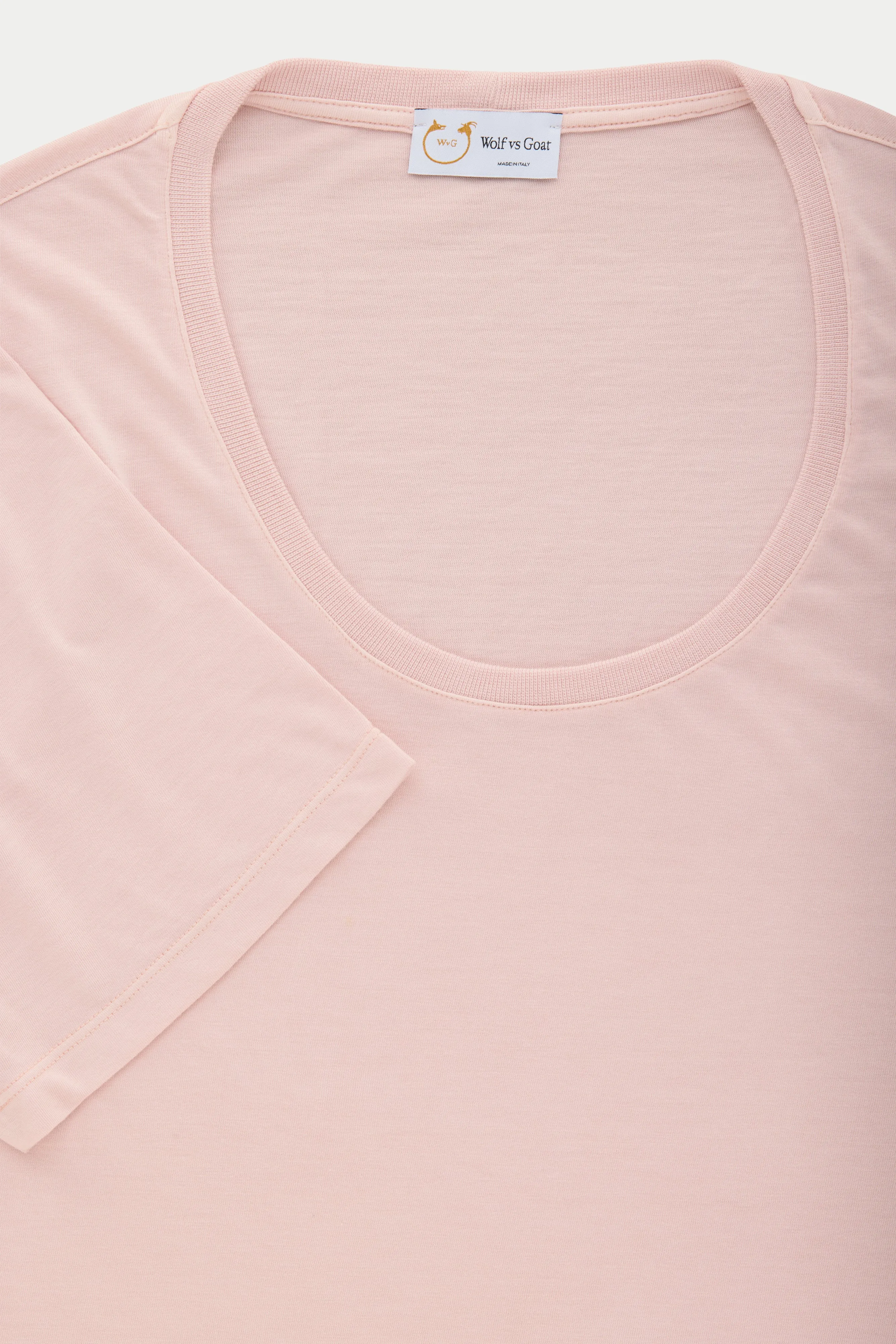 Shaggy Scoop Neck Tee Lotus sold by Wolf vs Goat product image thumbnail 2