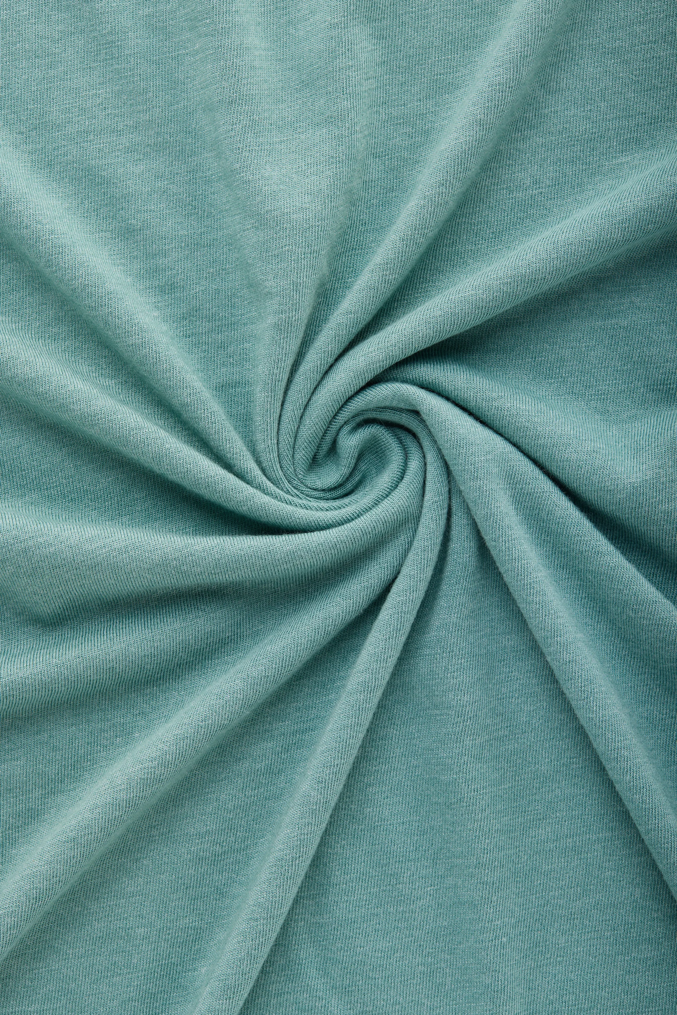 Bamboo Sorona Short Sleeve Roll Neck T-Shirt Britanny Blue sold by Wolf vs Goat product image thumbnail 4